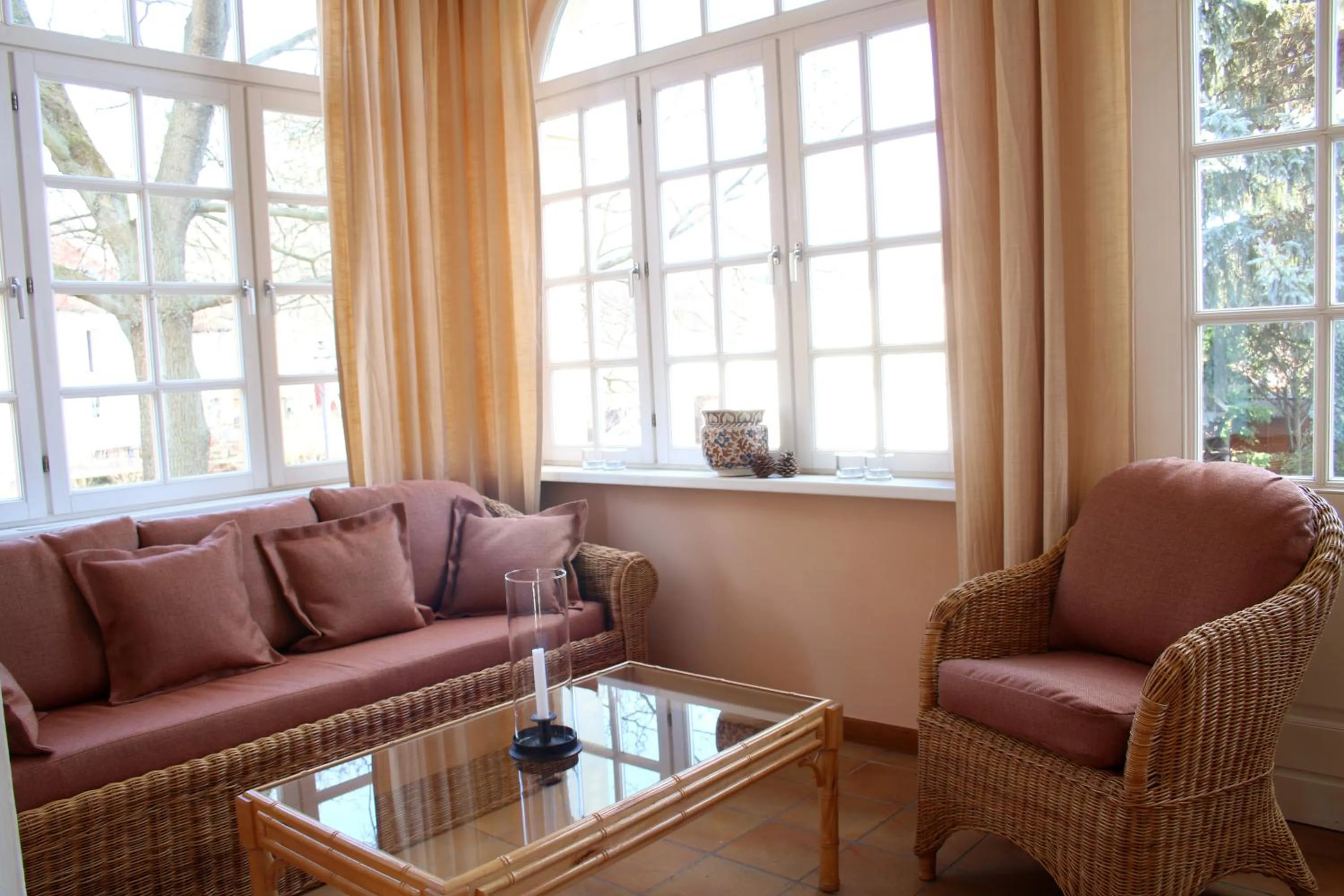 Seating area in Romantik Hotel am Brühl