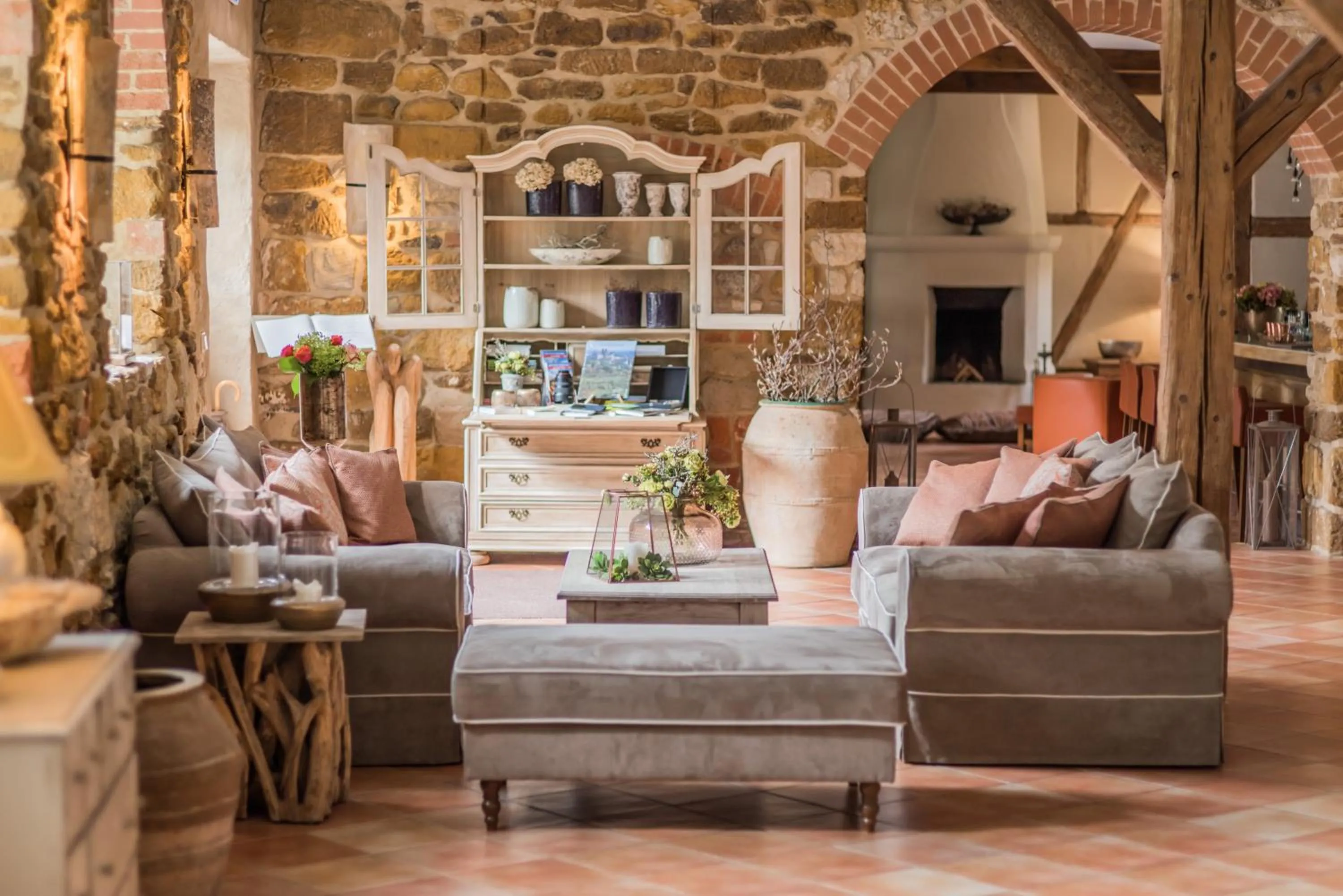 Lobby or reception in Romantik Hotel am Brühl