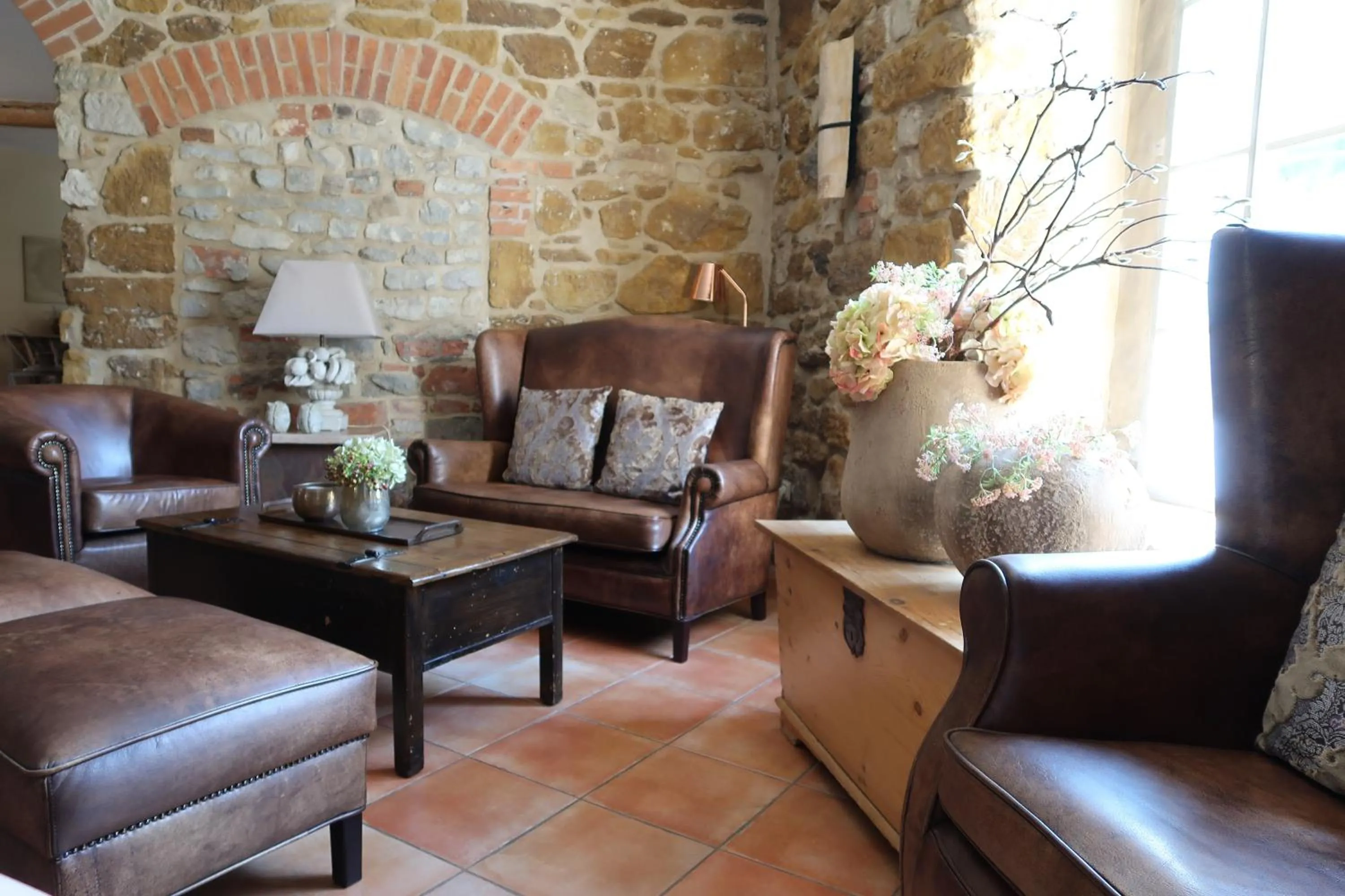 Lobby or reception in Romantik Hotel am Brühl