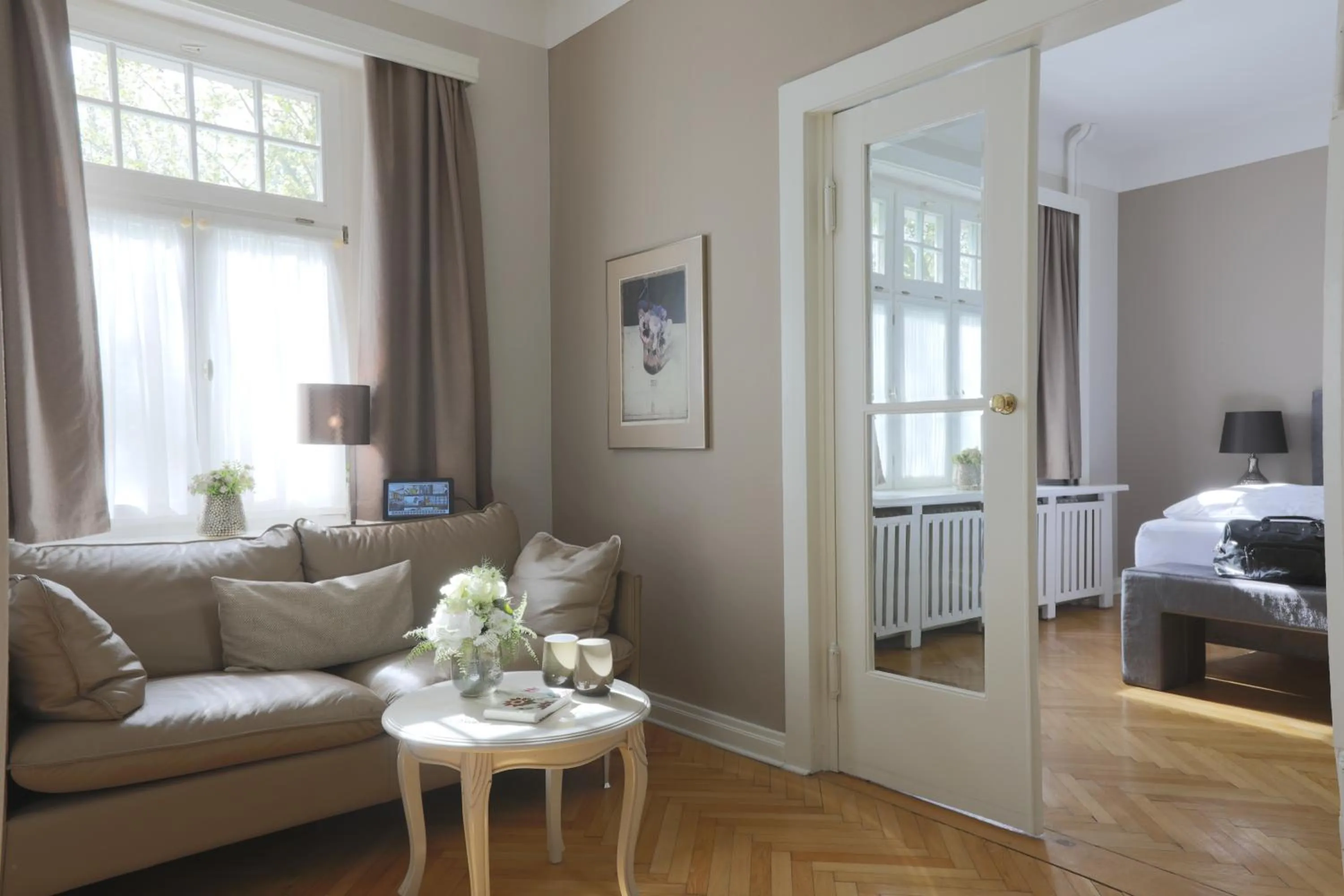 Photo of the whole room, Bed in Romantik Hotel am Brühl