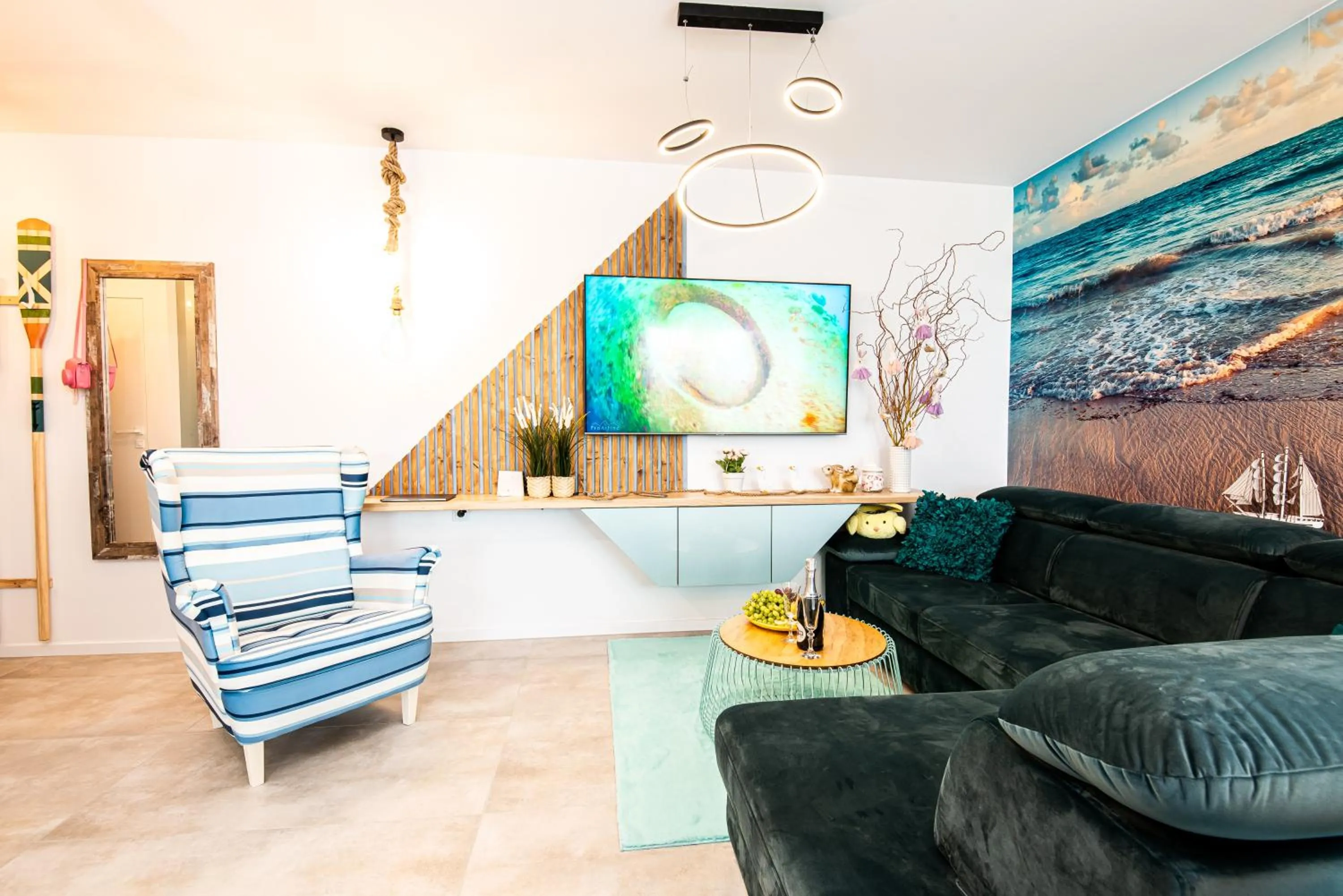 Living room in Baltic Cliff Apartamenty