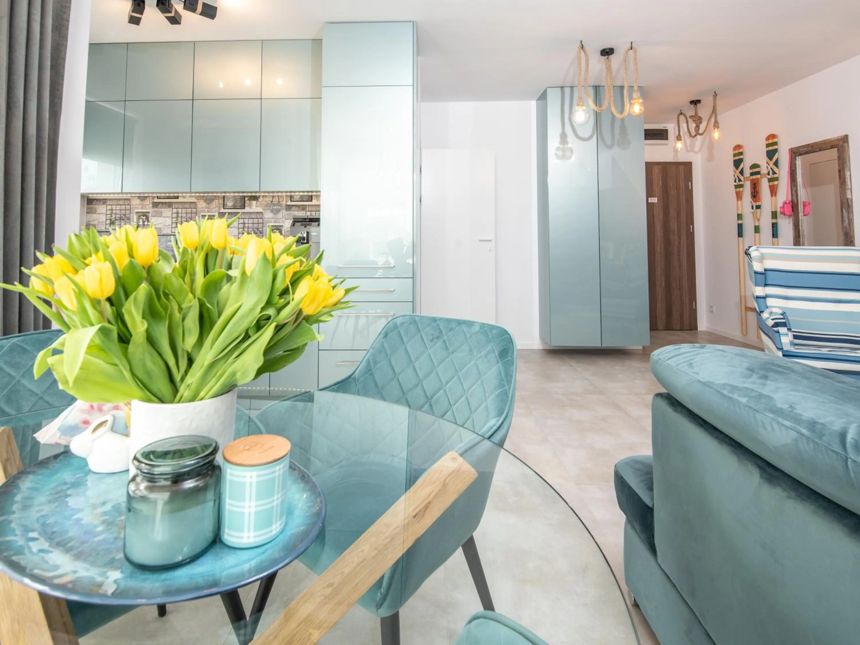 Living room in Baltic Cliff Apartamenty