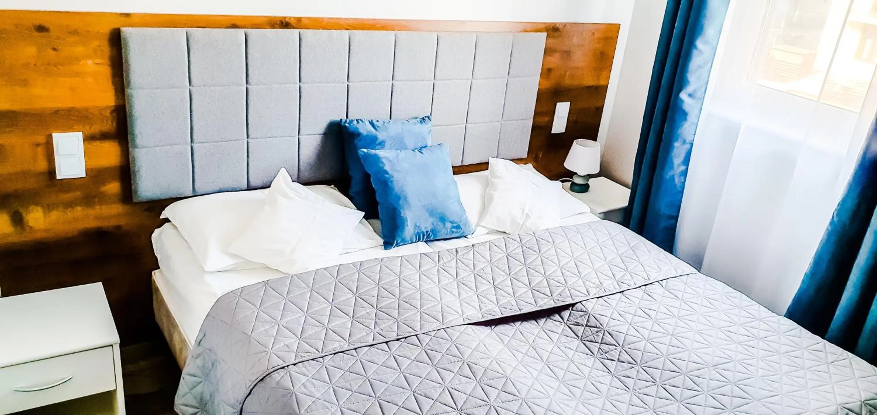 Bed in Baltic Cliff Apartamenty