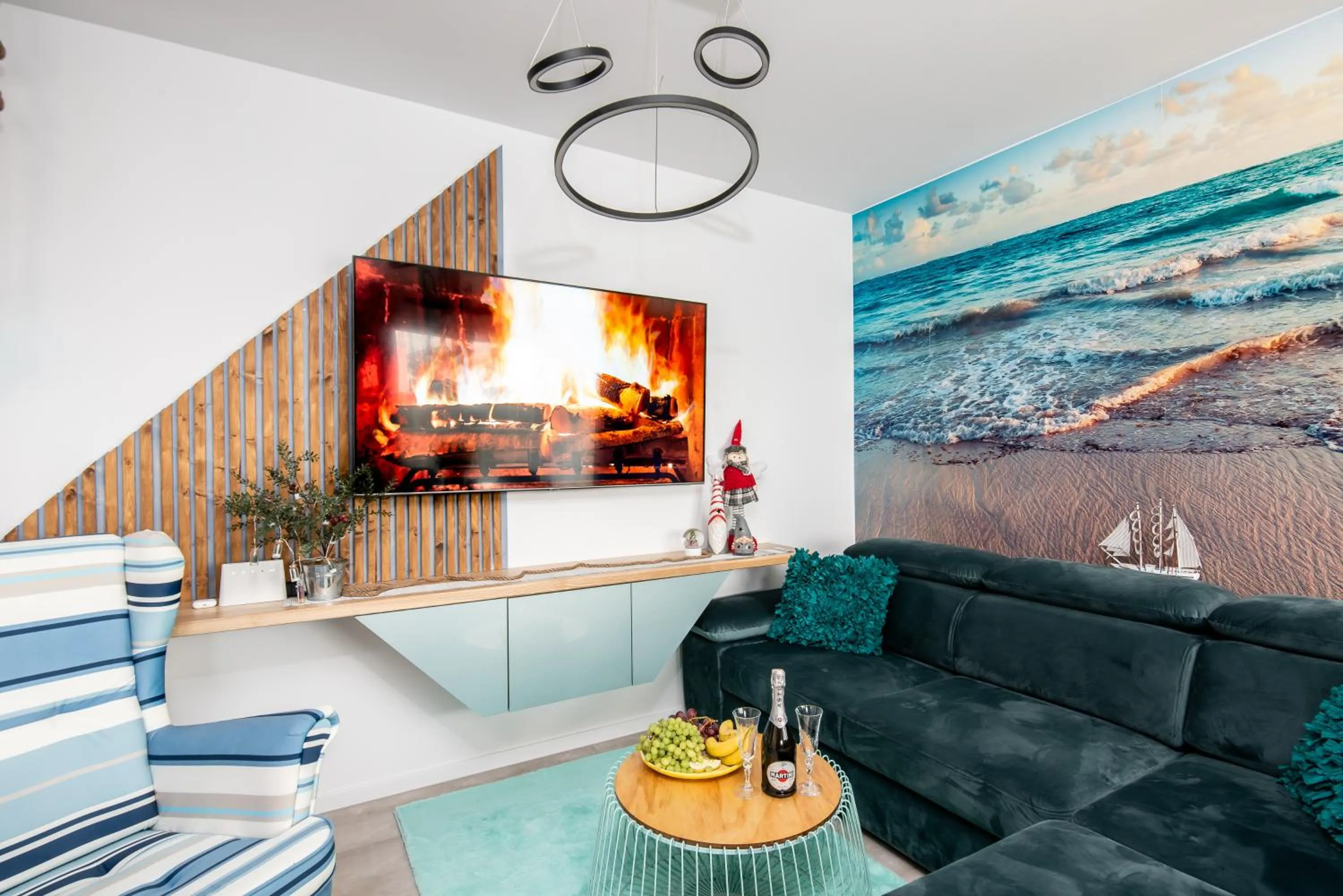 Living room in Baltic Cliff Apartamenty