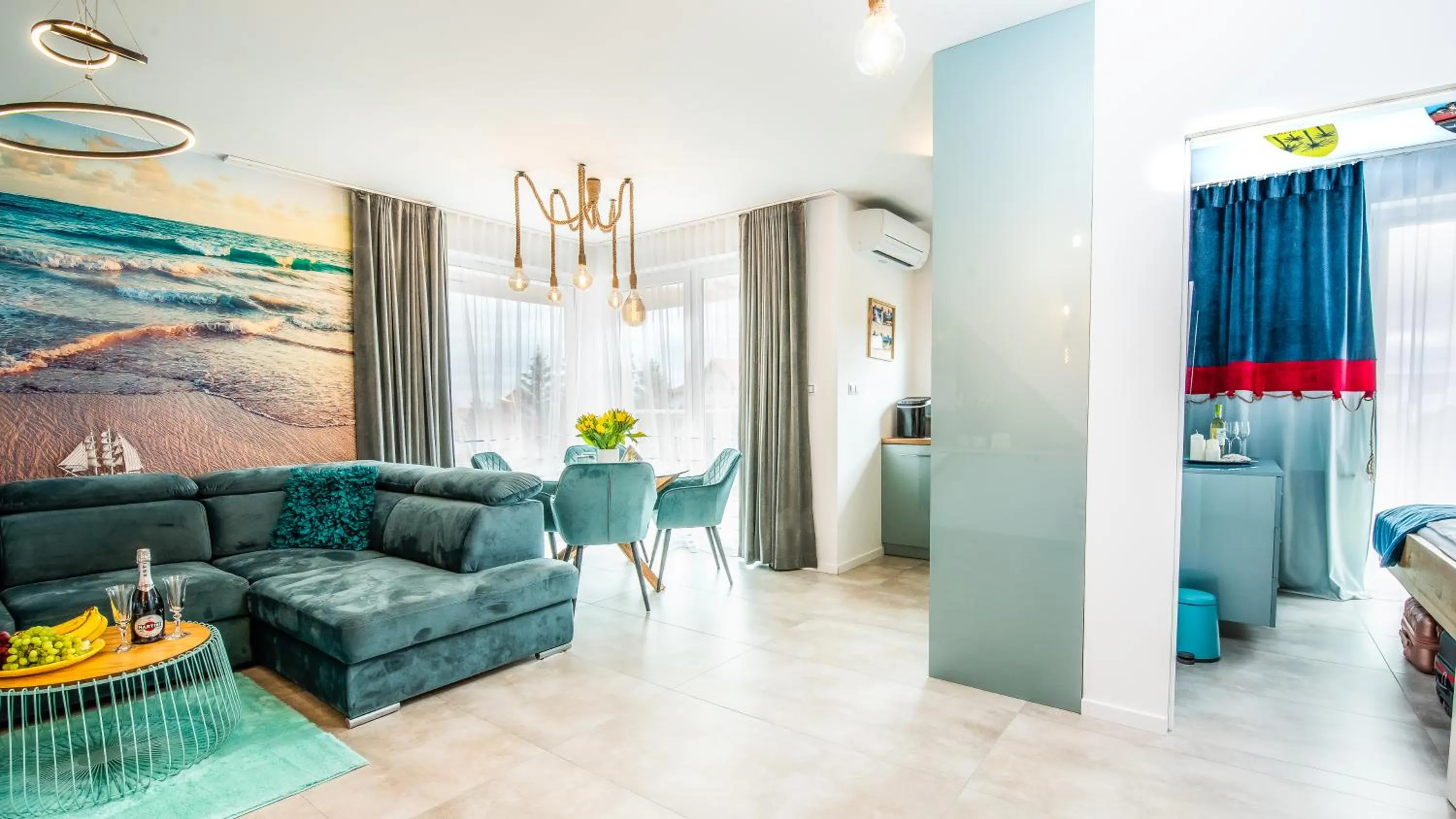 Living room in Baltic Cliff Apartamenty