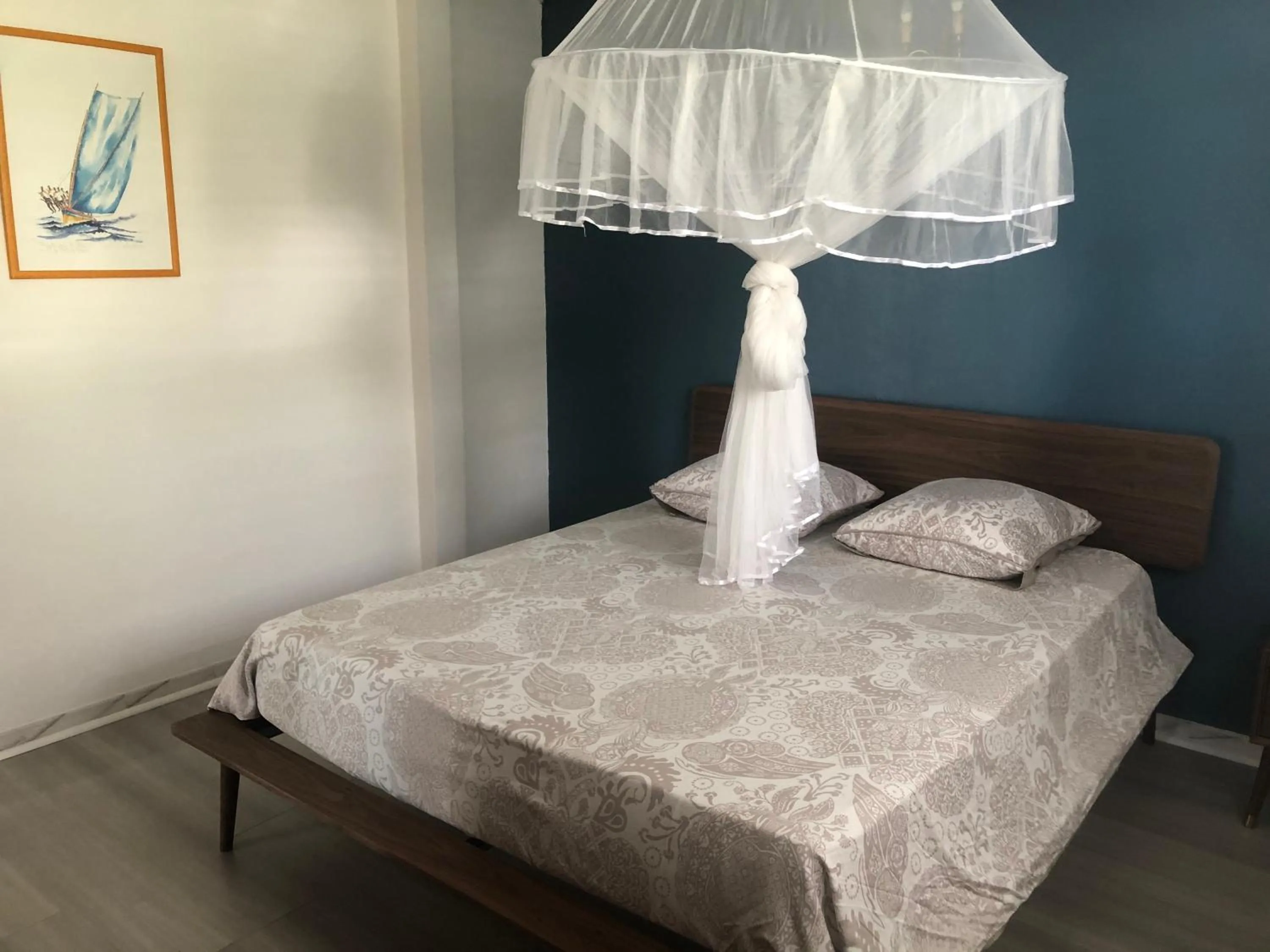 Bed in Villa Ti'Kemy avec piscine au sel