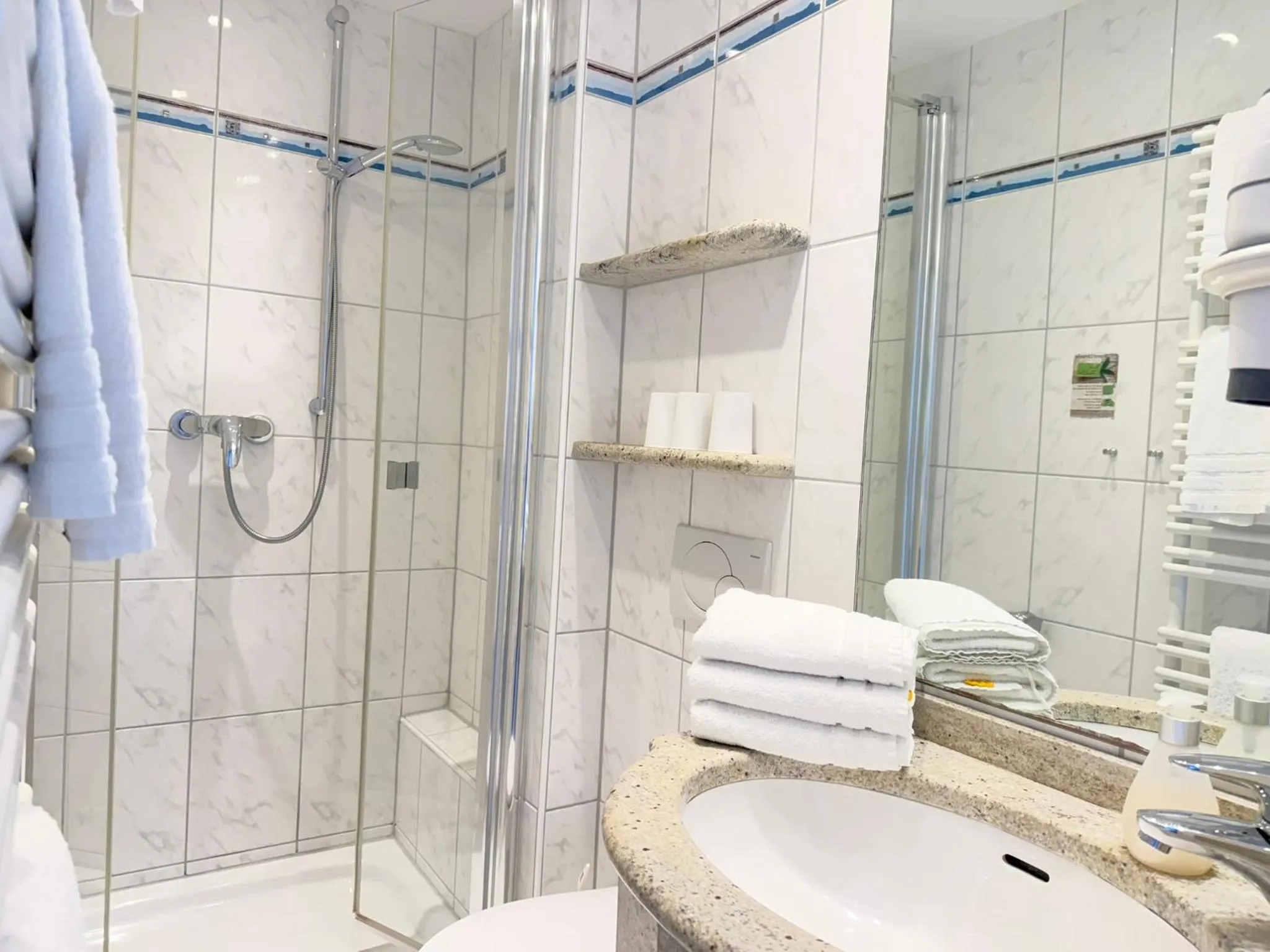 Bathroom in Seehotel Neue Liebe