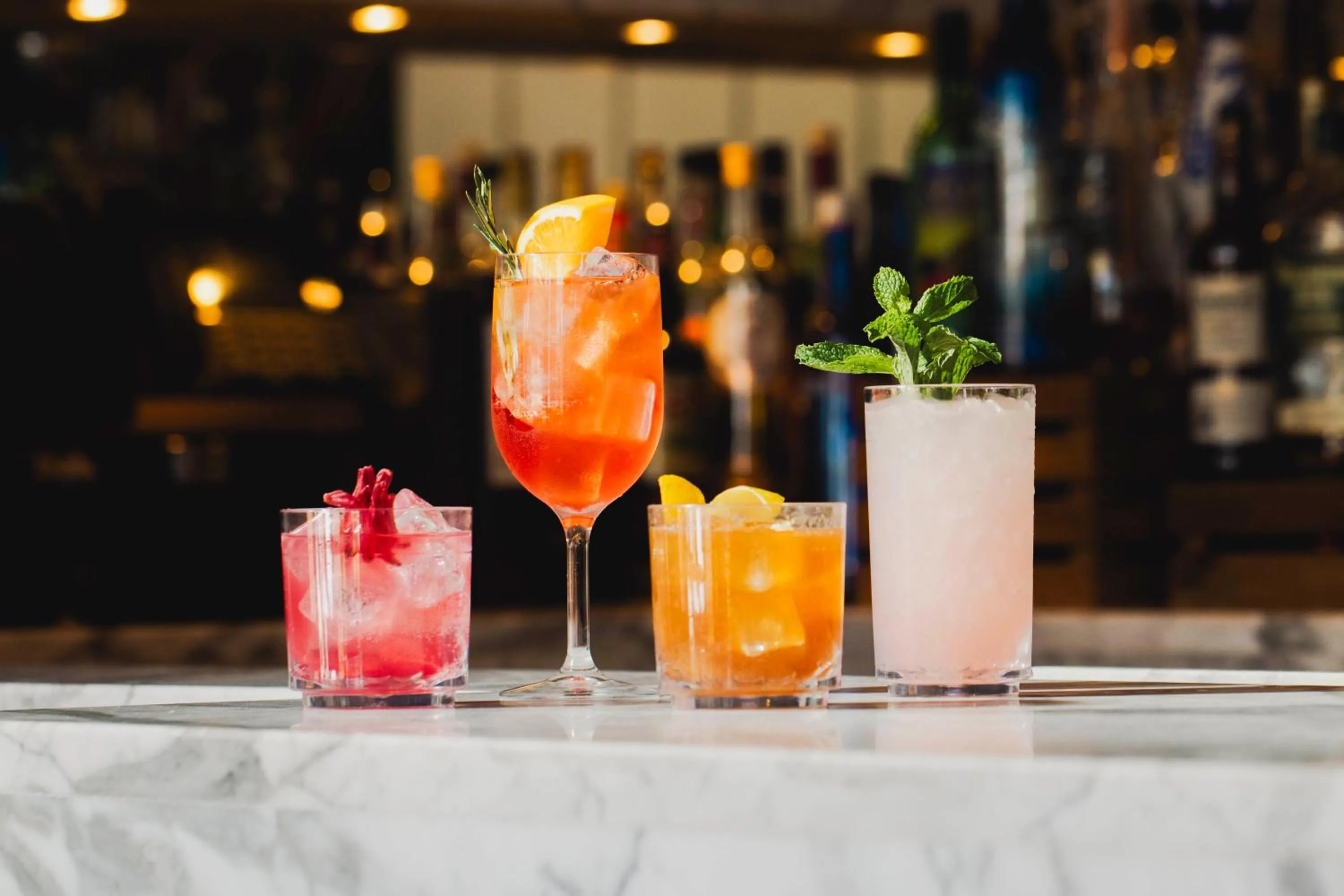 Alcoholic drinks in Virgin Hotels New Orleans