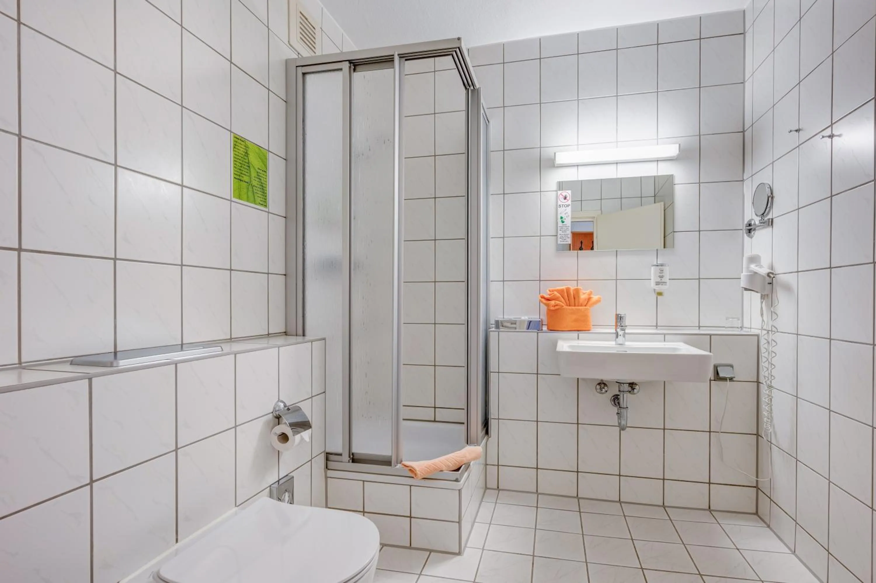 Shower in Hotel Wilna