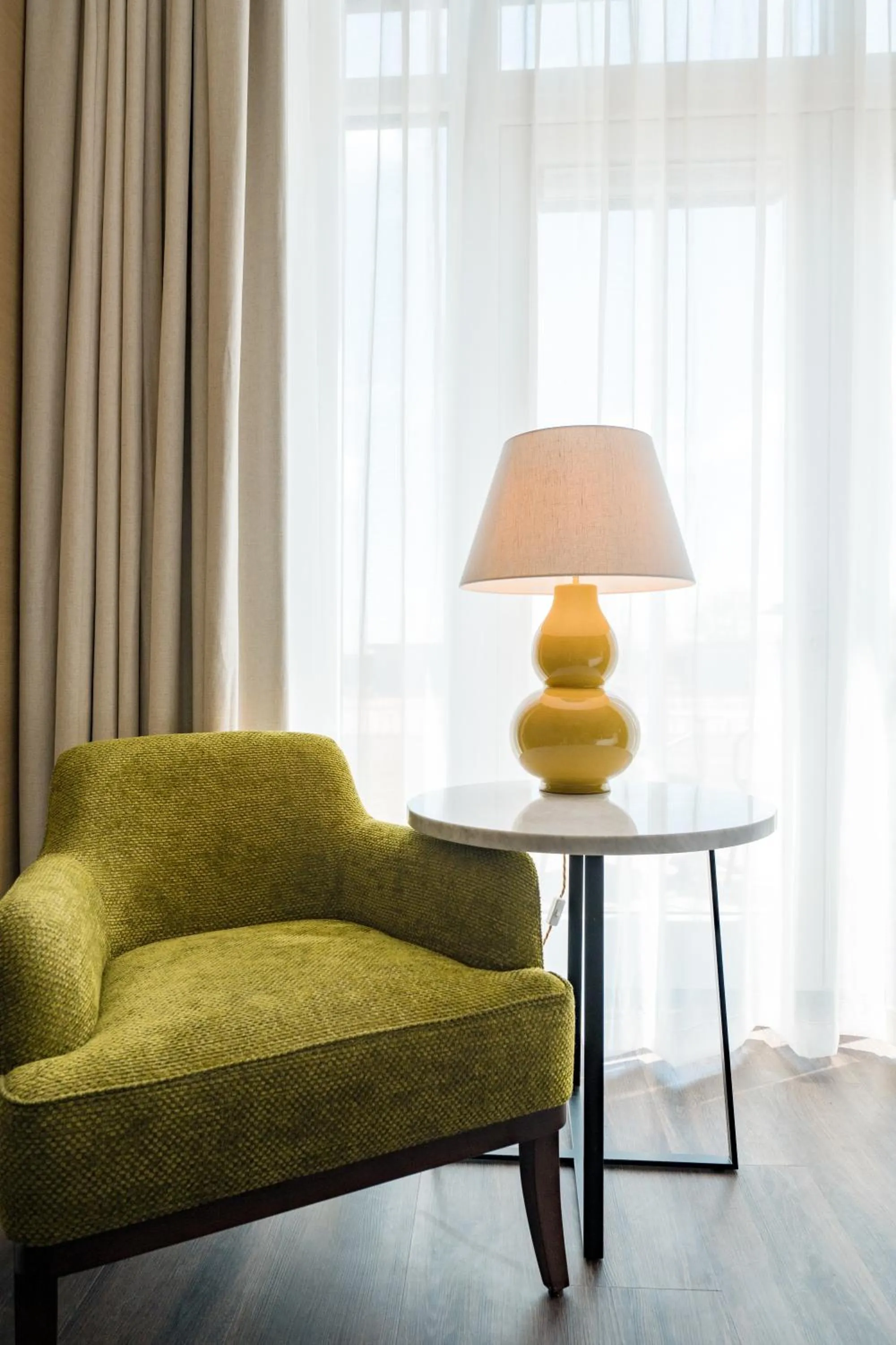 Seating area in Hotel Ter Zand - Handwritten Collection