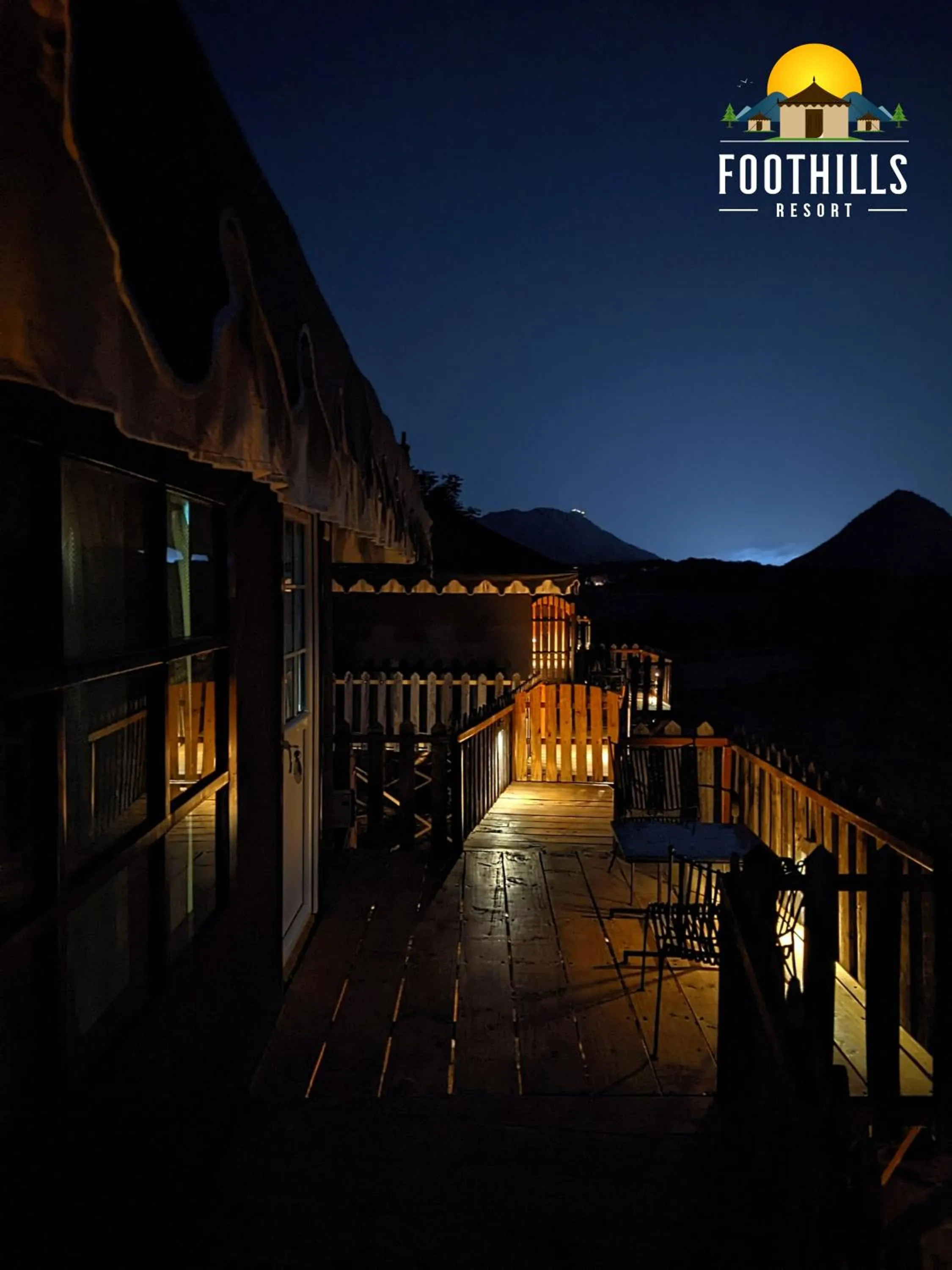 Night in Foothill Pushkar Resort