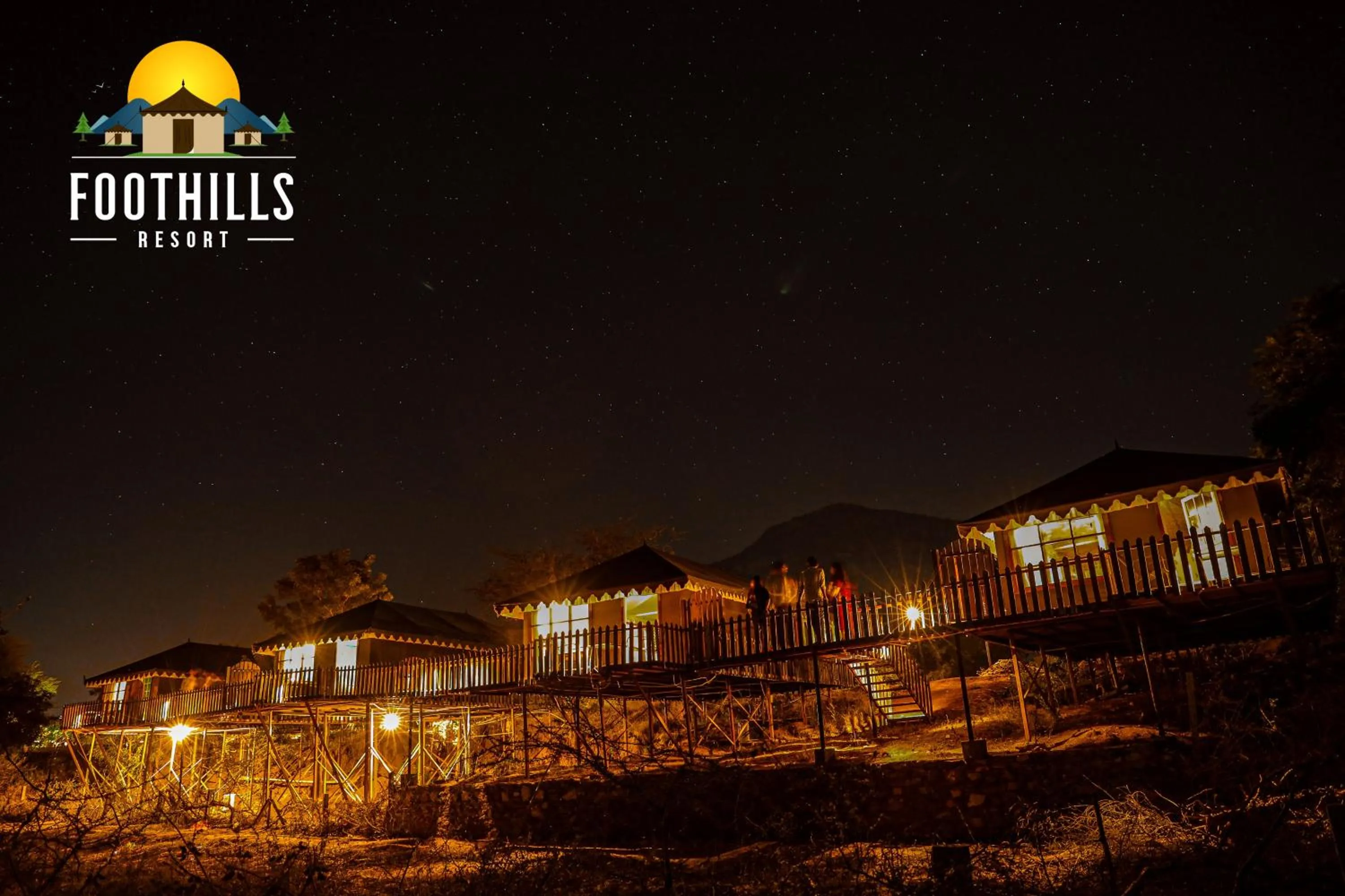 Night in Foothill Pushkar Resort