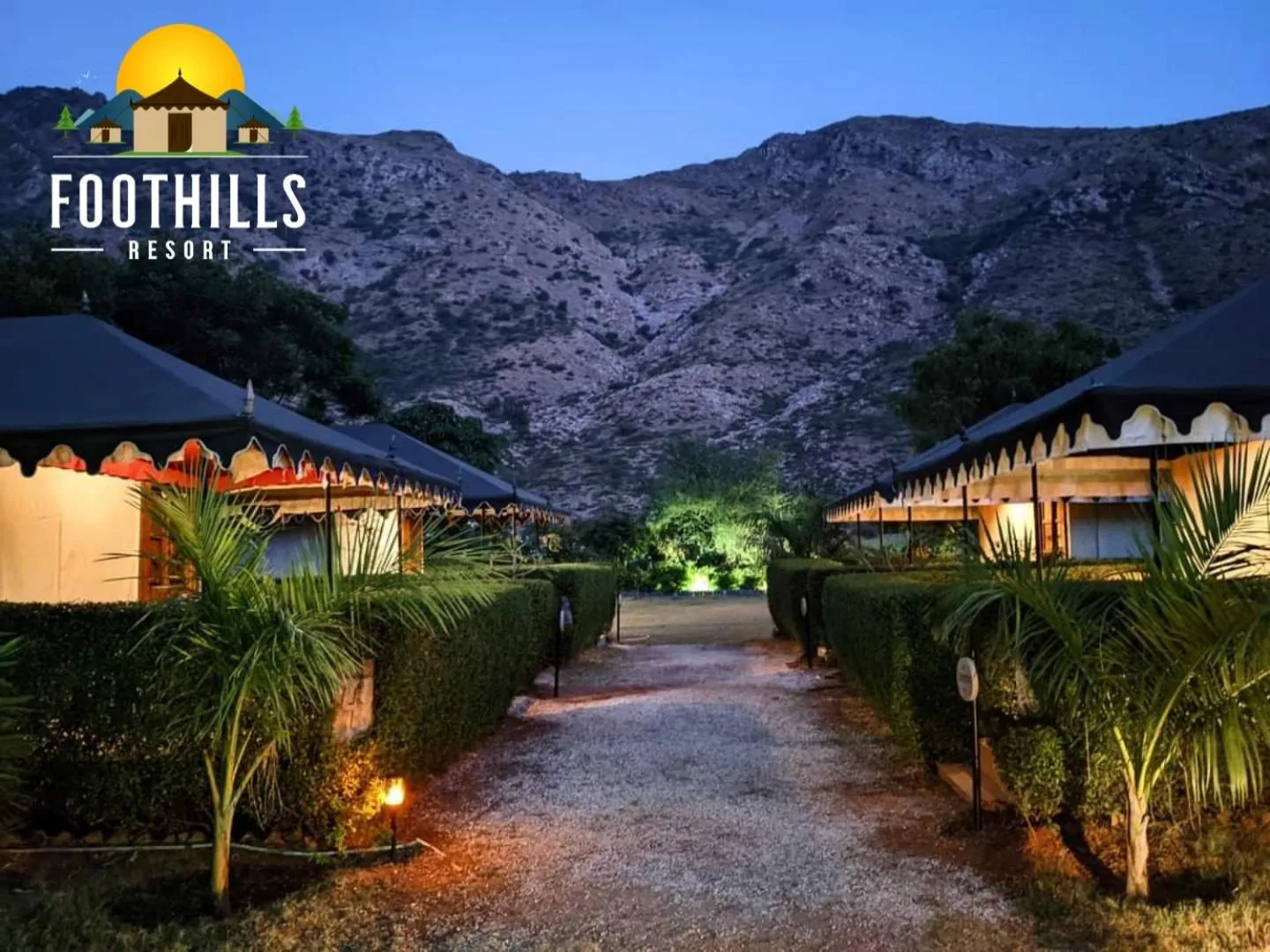 Property building in Foothill Pushkar Resort