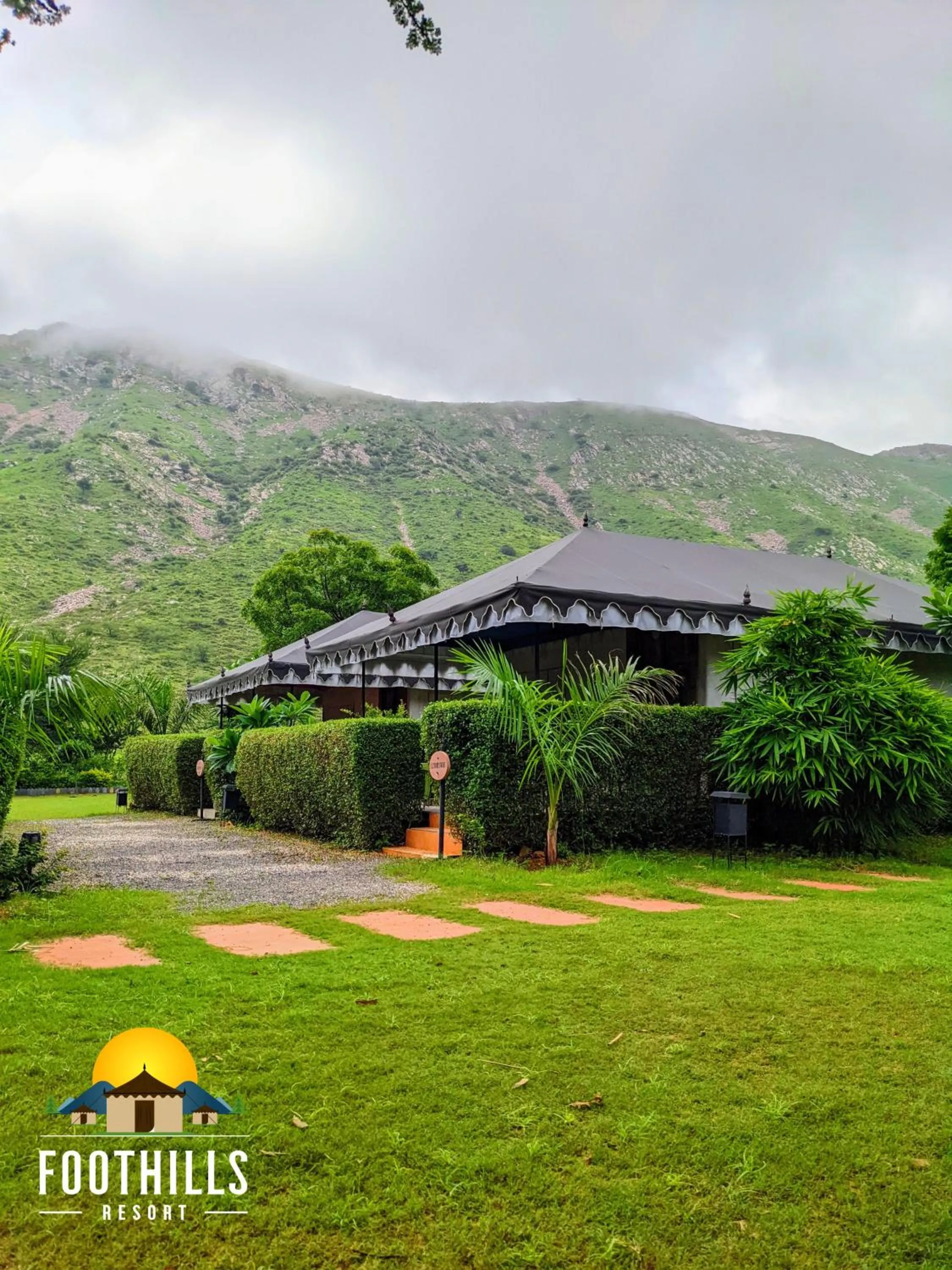 Natural landscape in Foothill Pushkar Resort