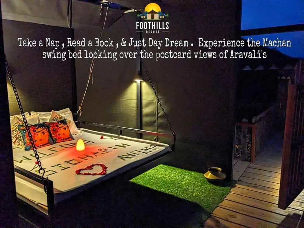 Bedroom, Bed in Foothill Pushkar Resort