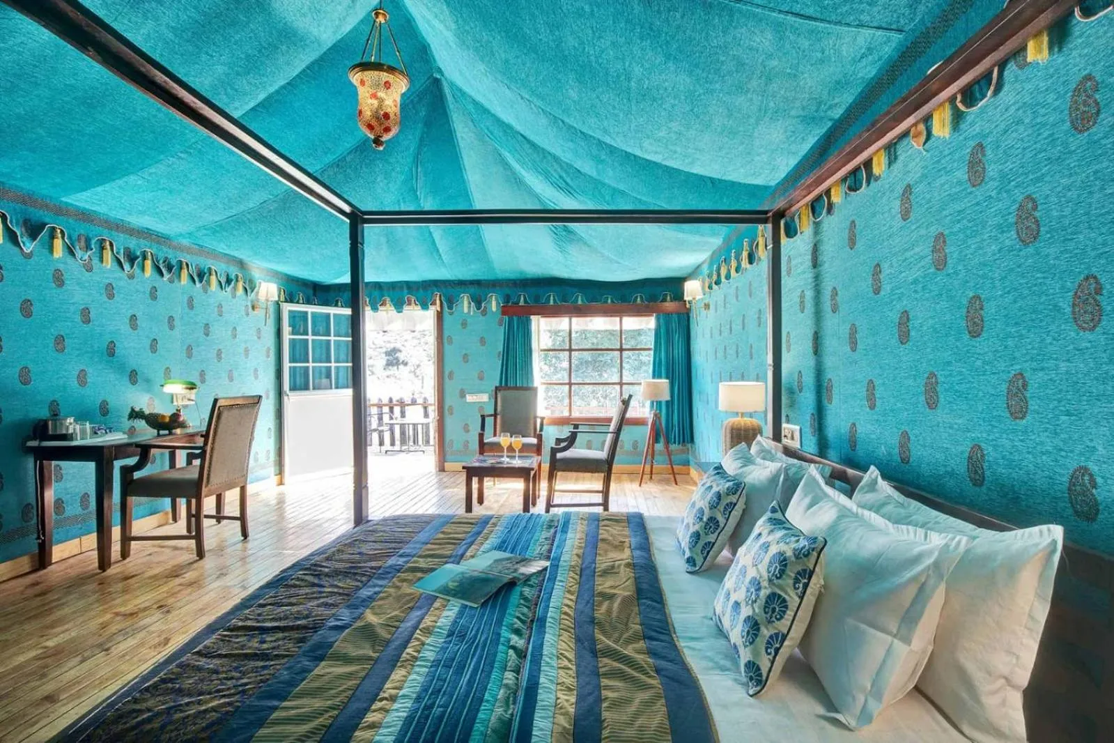 Photo of the whole room, Bed in Foothill Pushkar Resort