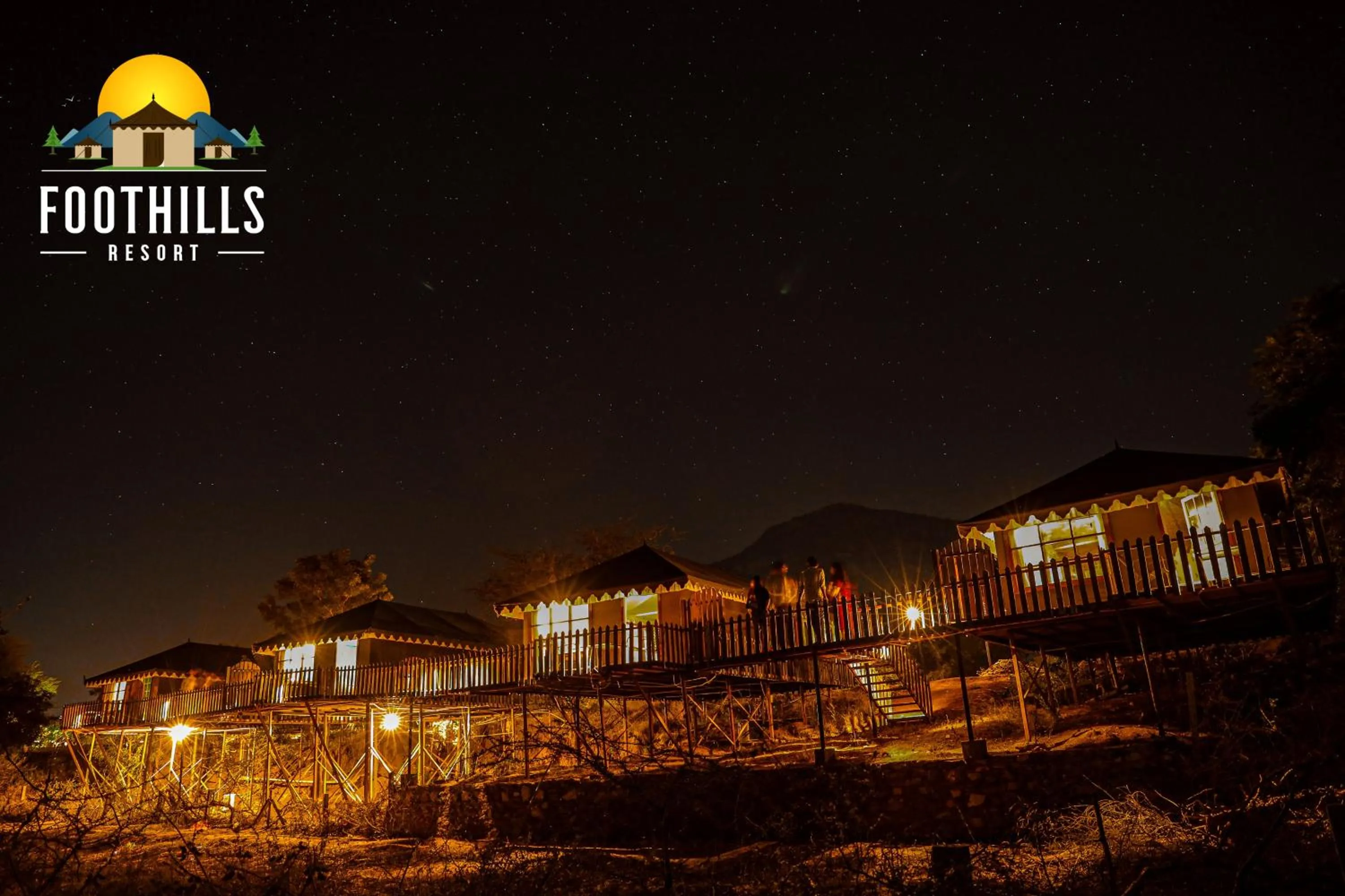 Night in Foothill Pushkar Resort