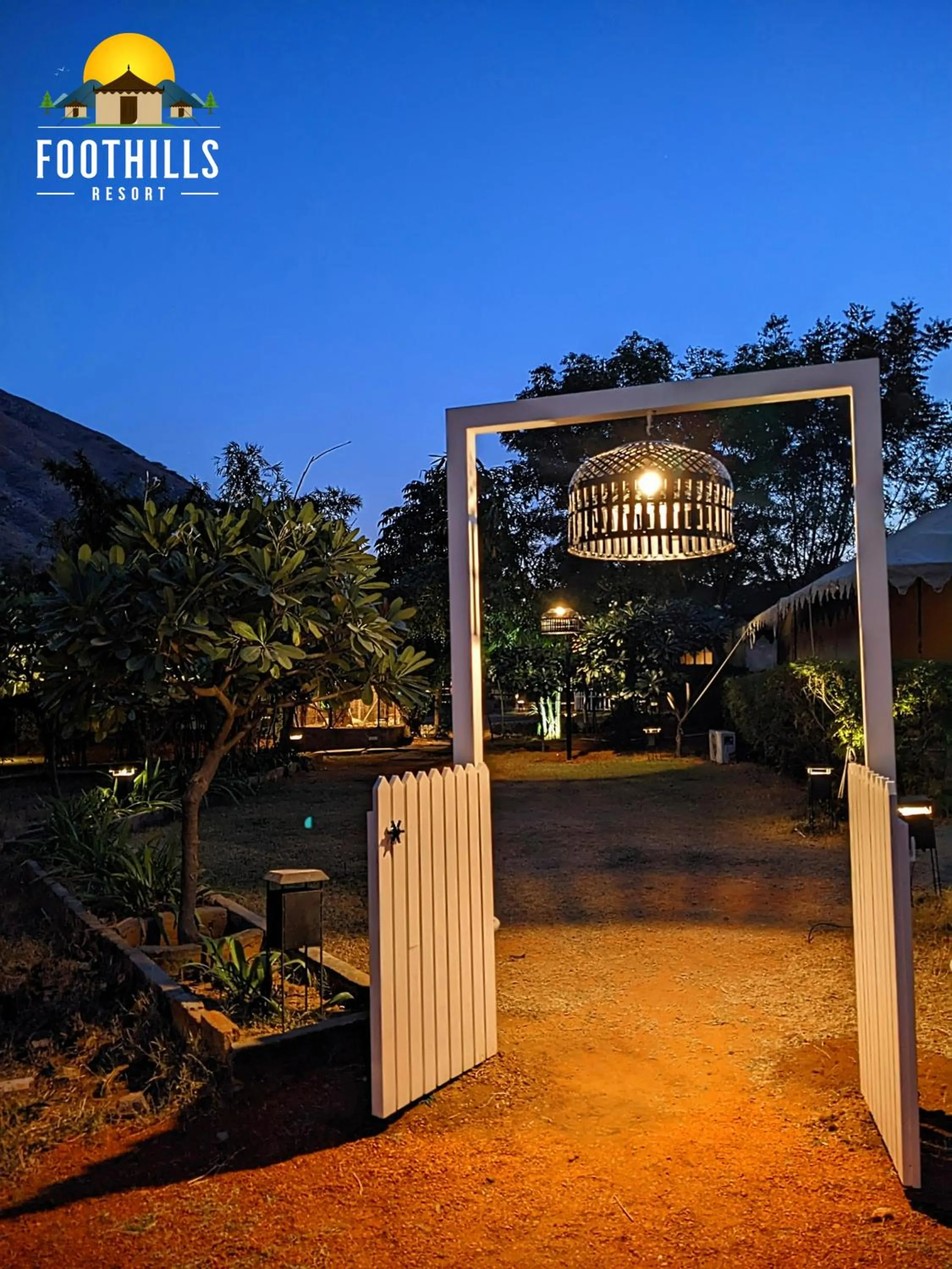 Facade/entrance in Foothill Pushkar Resort