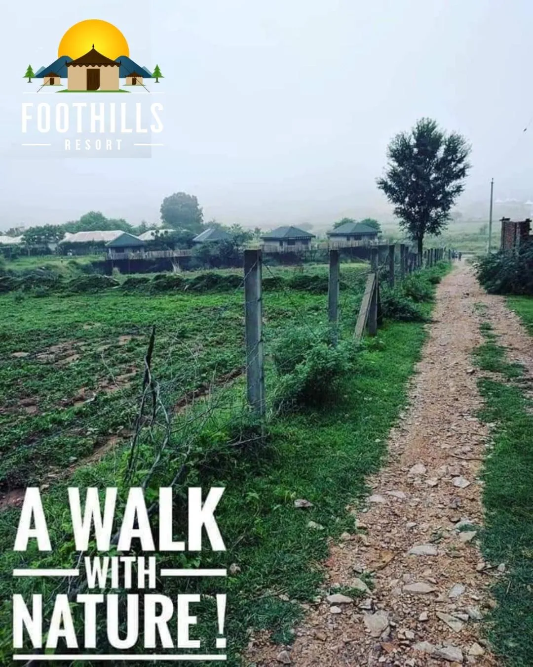 Natural landscape in Foothill Pushkar Resort