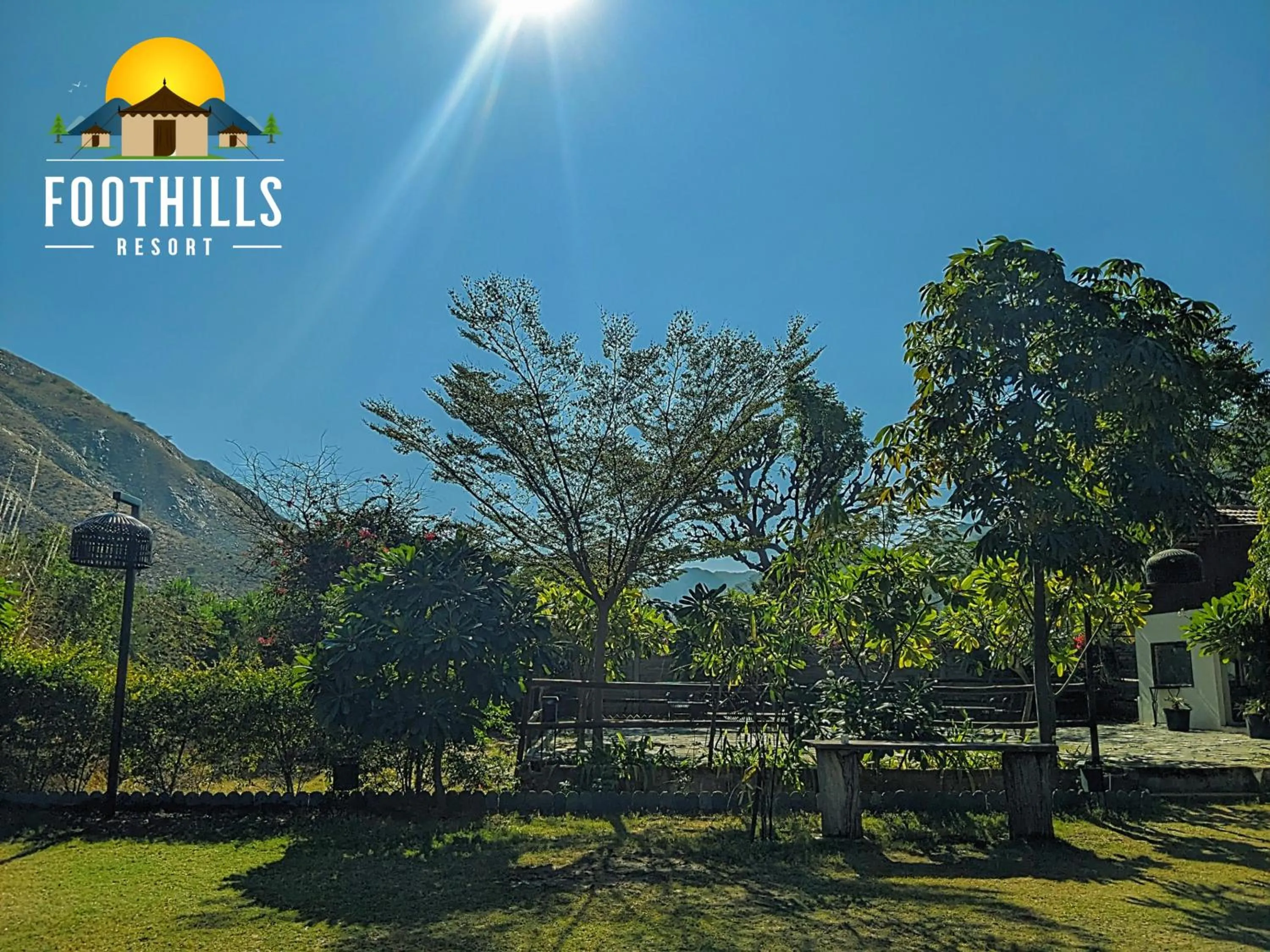 Natural landscape in Foothill Pushkar Resort