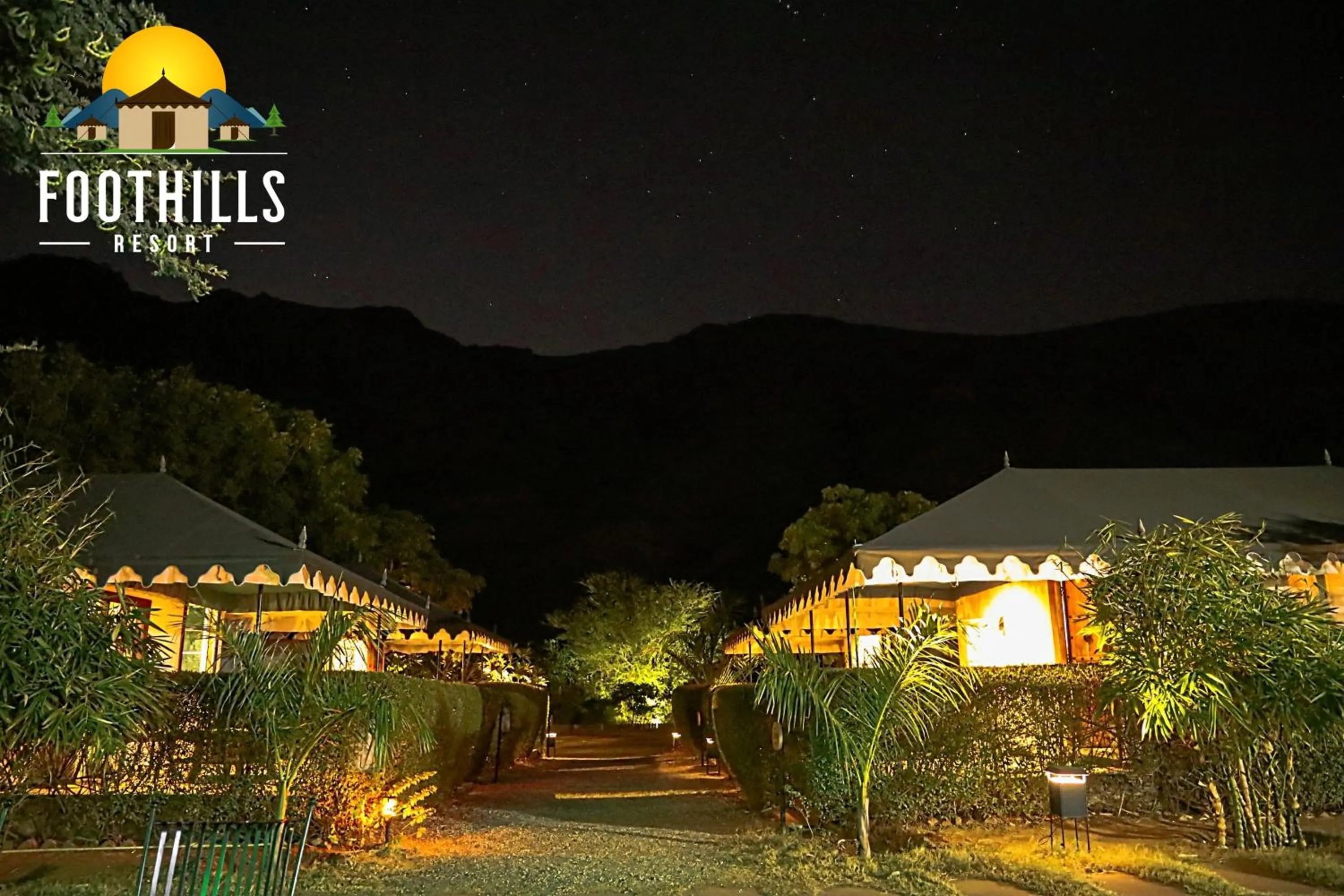 Property building in Foothill Pushkar Resort