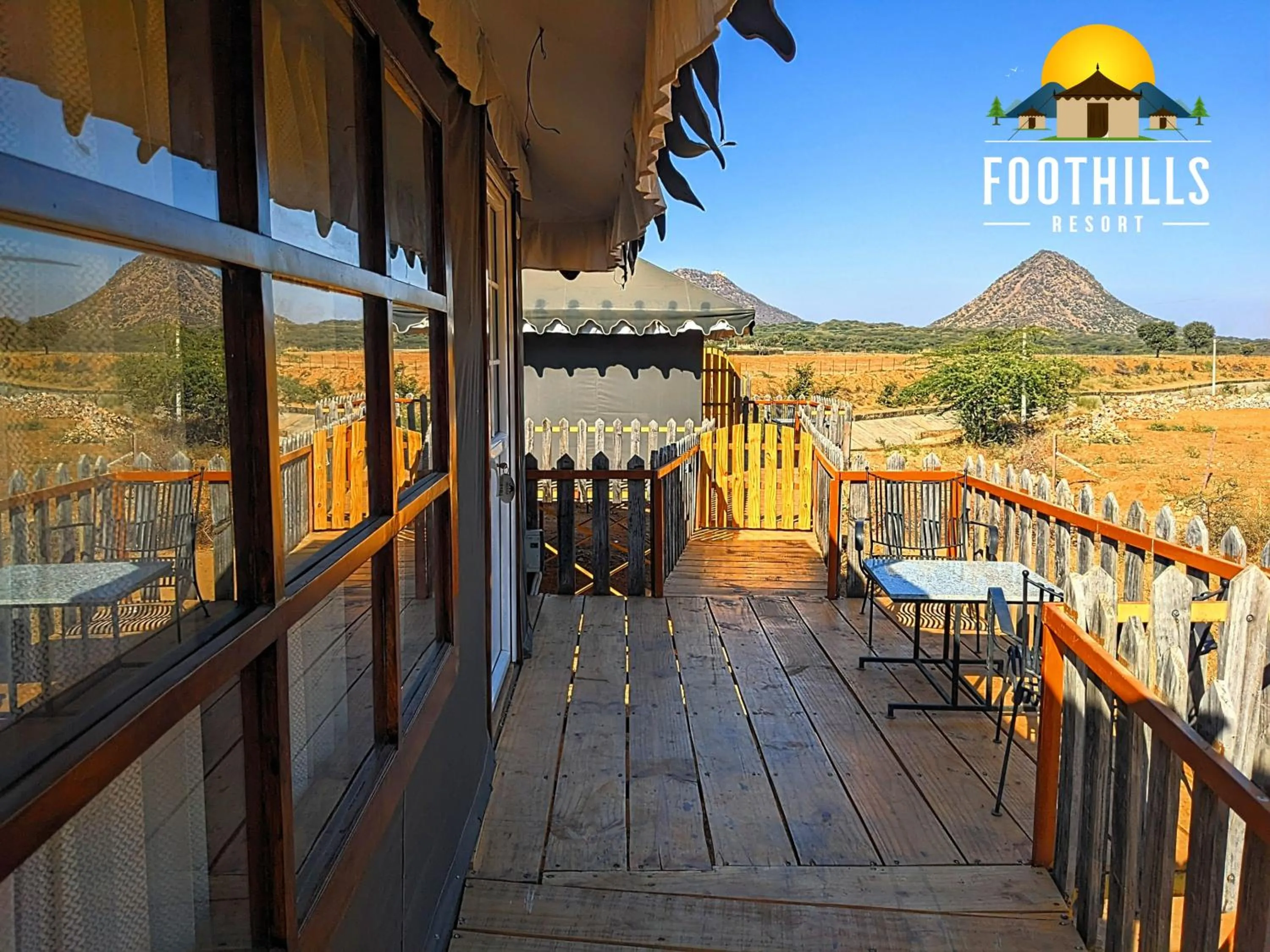 View (from property/room) in Foothill Pushkar Resort