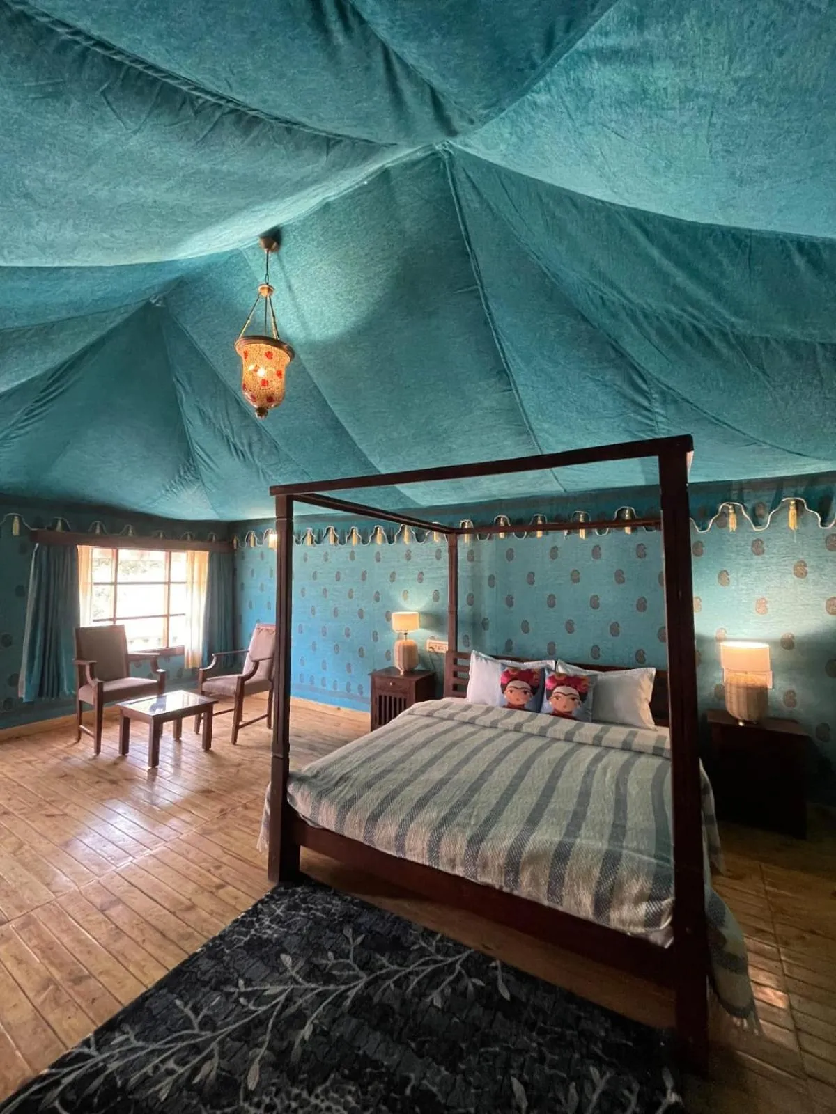 Bedroom, Bed in Foothill Pushkar Resort