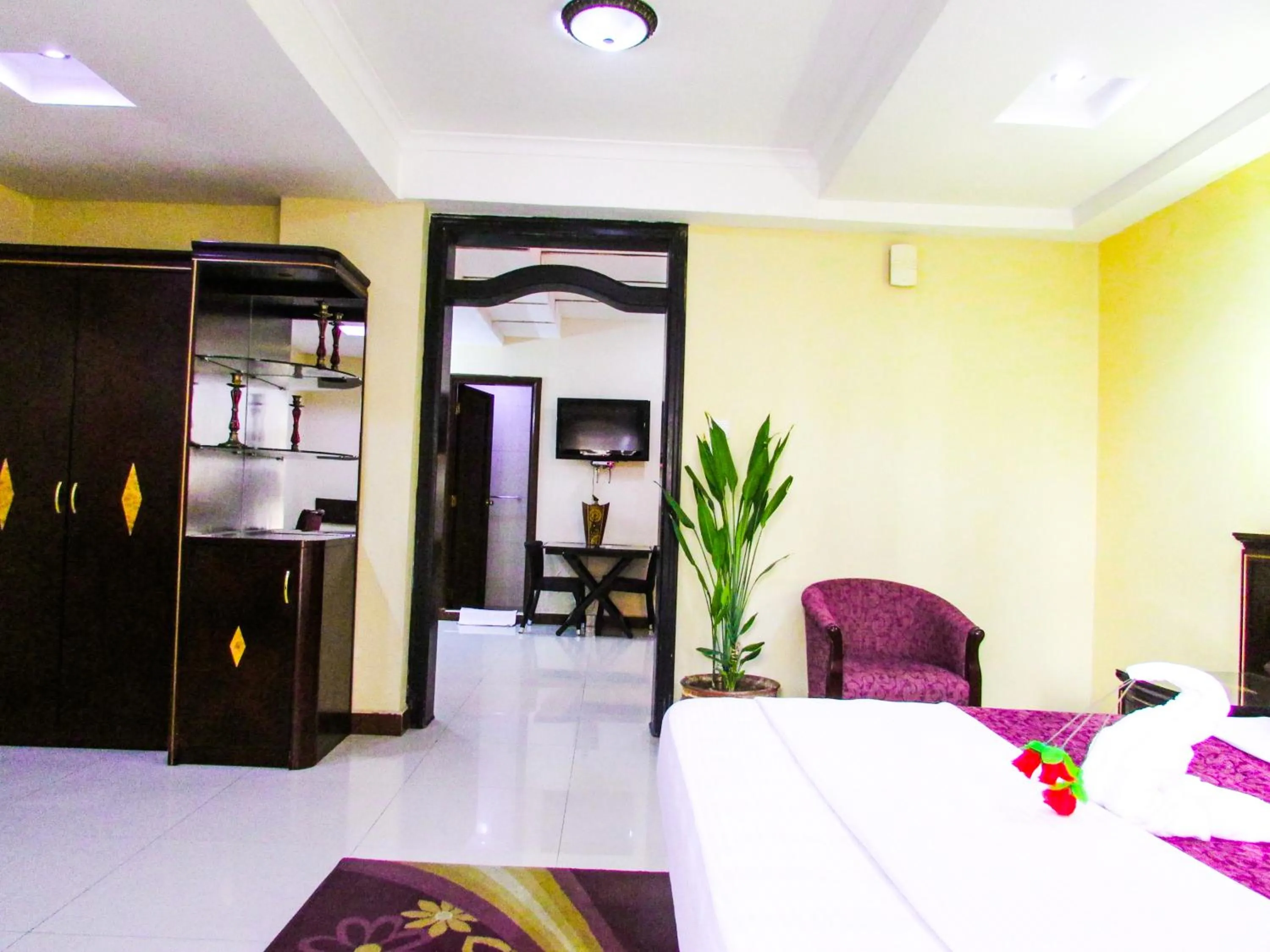 Photo of the whole room, Bed in Urban Rose Hotel & Apartments