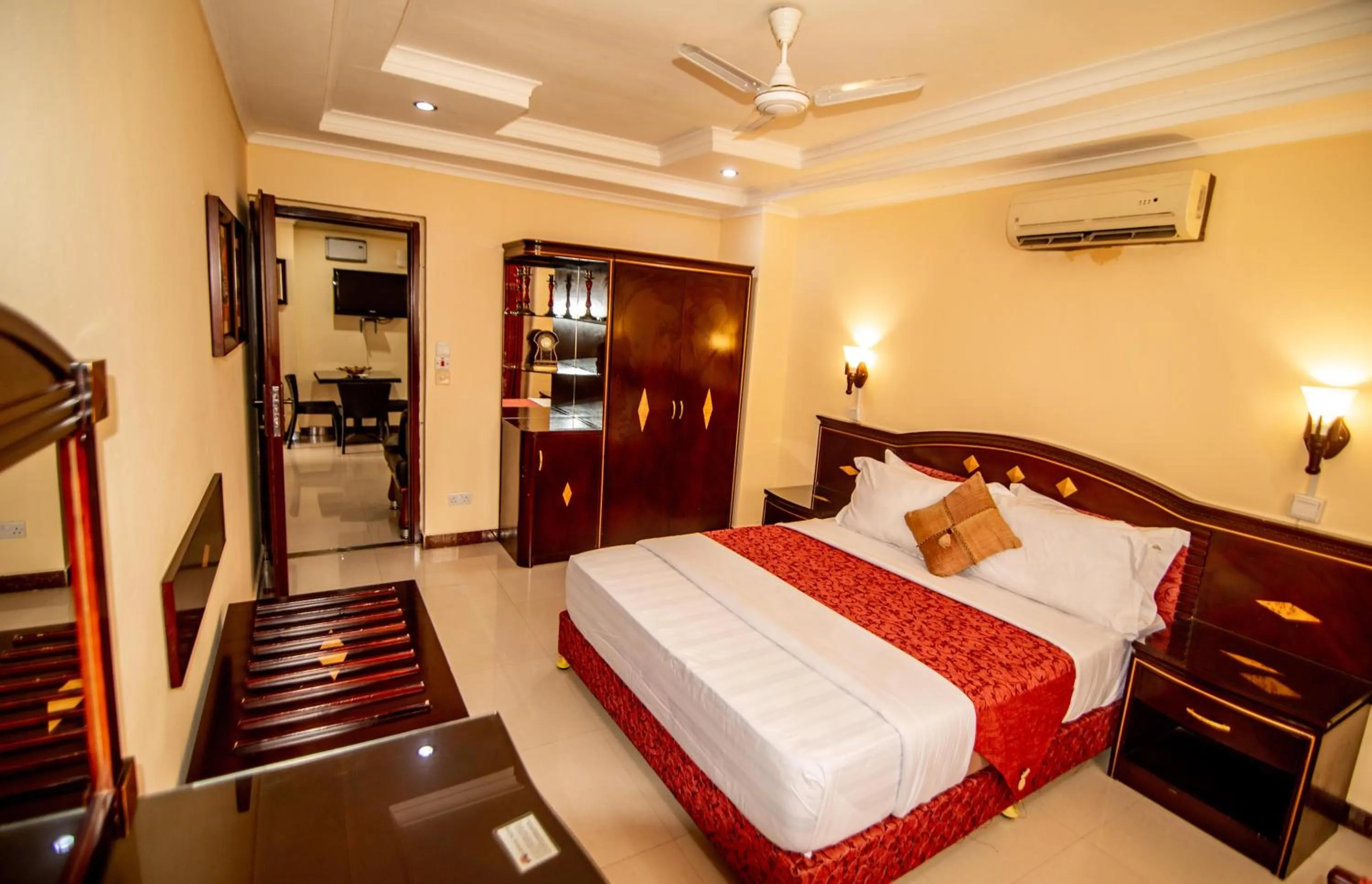 Photo of the whole room, Bed in Urban Rose Hotel & Apartments