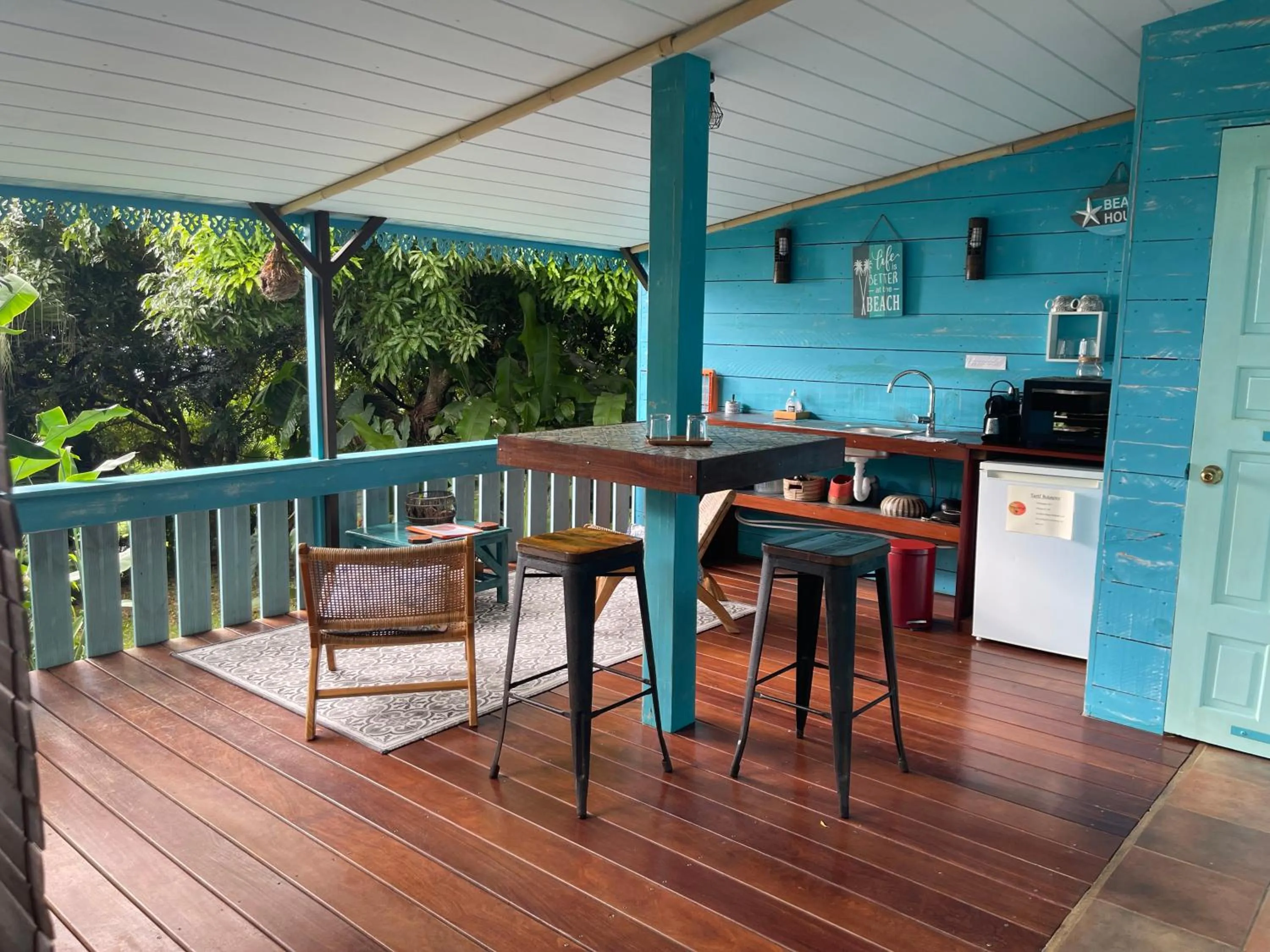 Patio in TropicAngel ECOLODGE de Charme