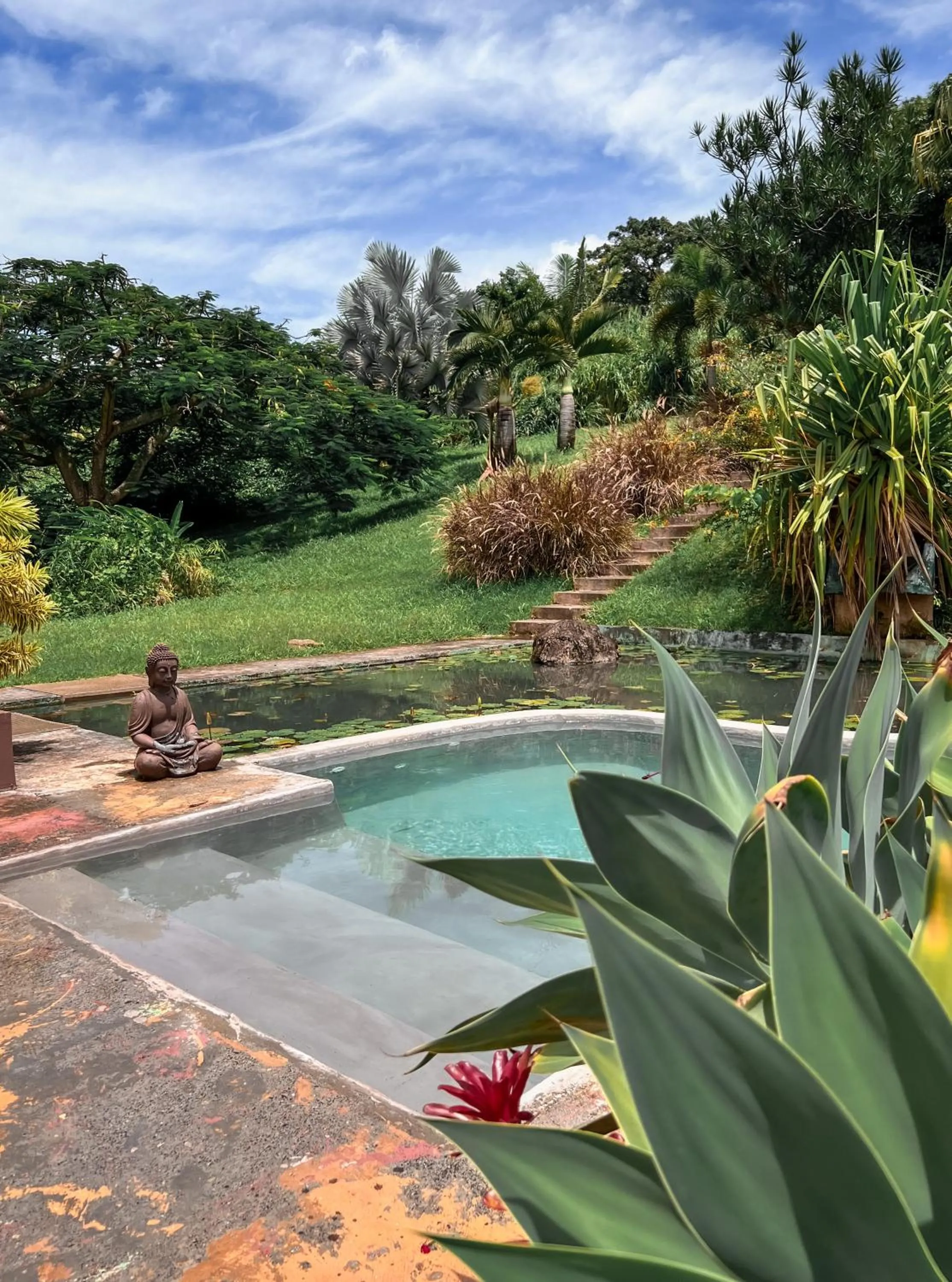 Swimming pool in TropicAngel ECOLODGE de Charme
