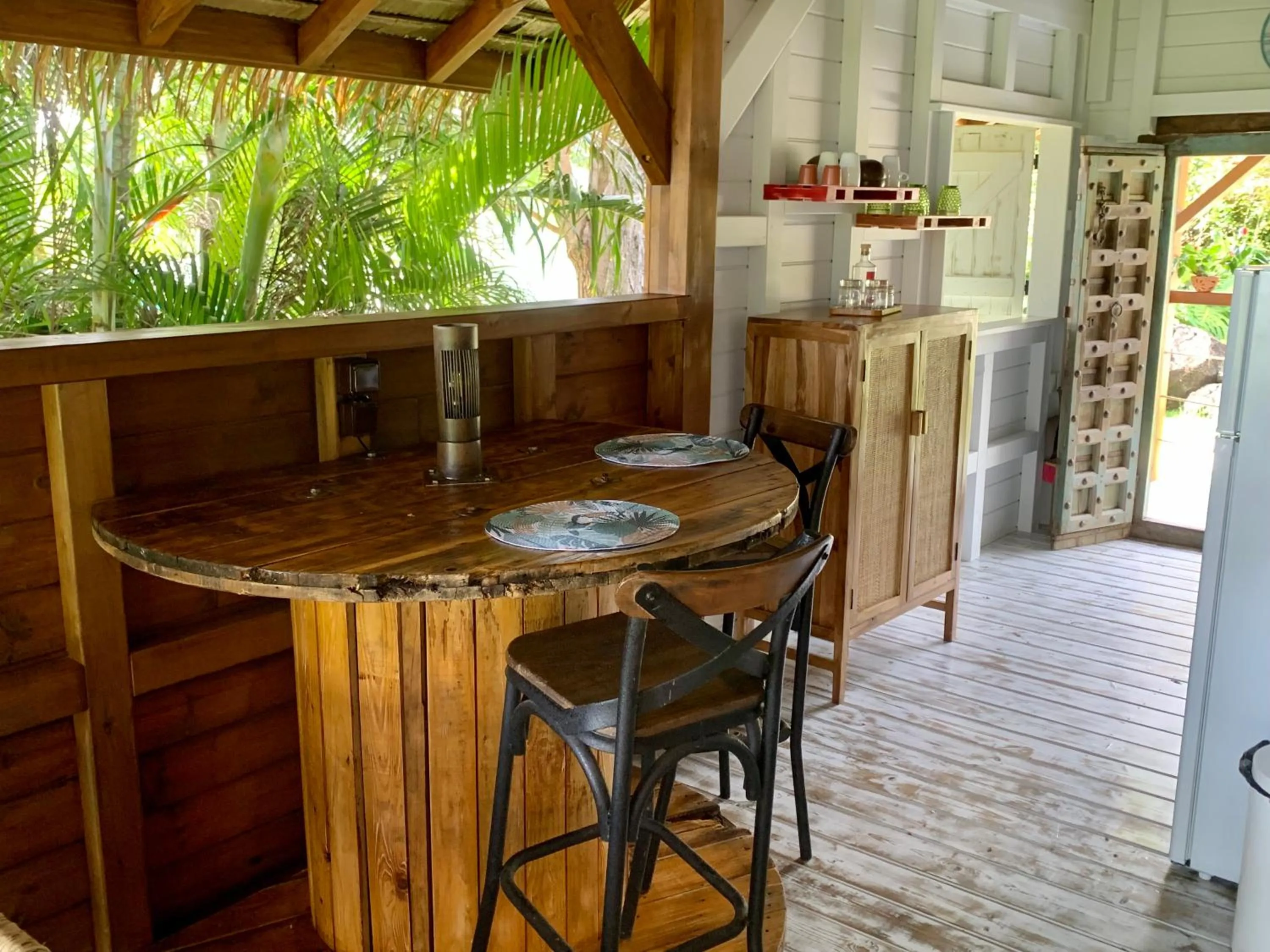 kitchen in TropicAngel ECOLODGE de Charme
