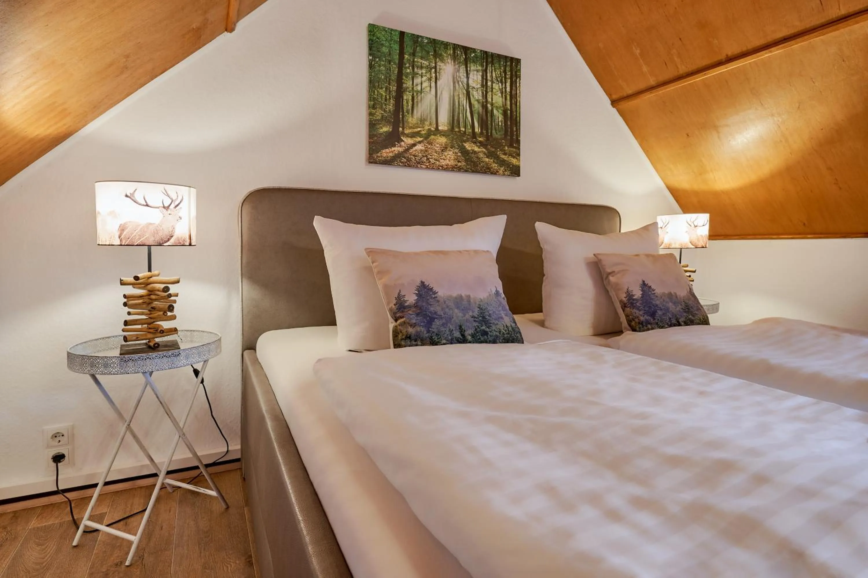 Bedroom, Bed in Hotel Schlossblick