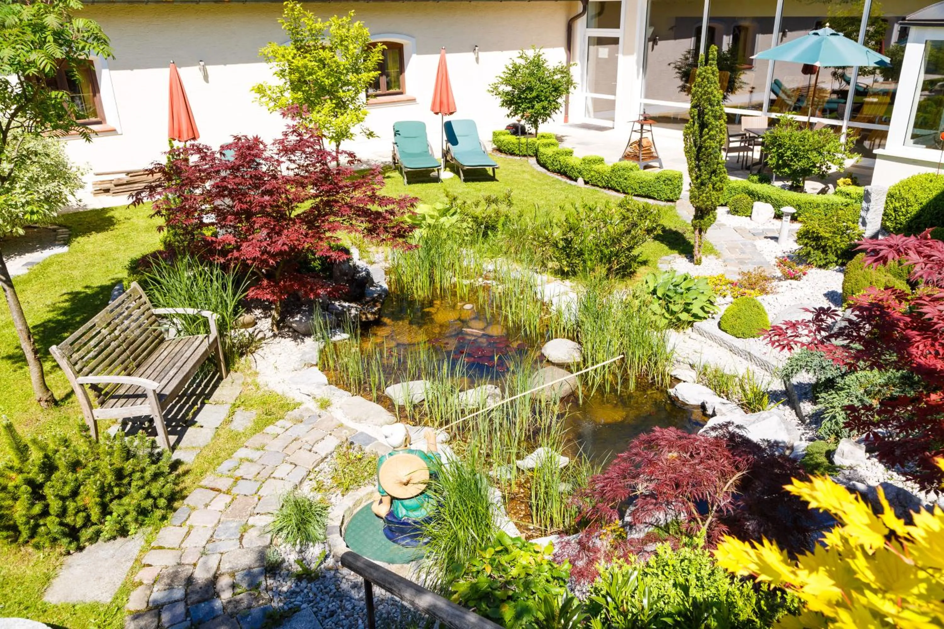 Garden in Hotel zur Post