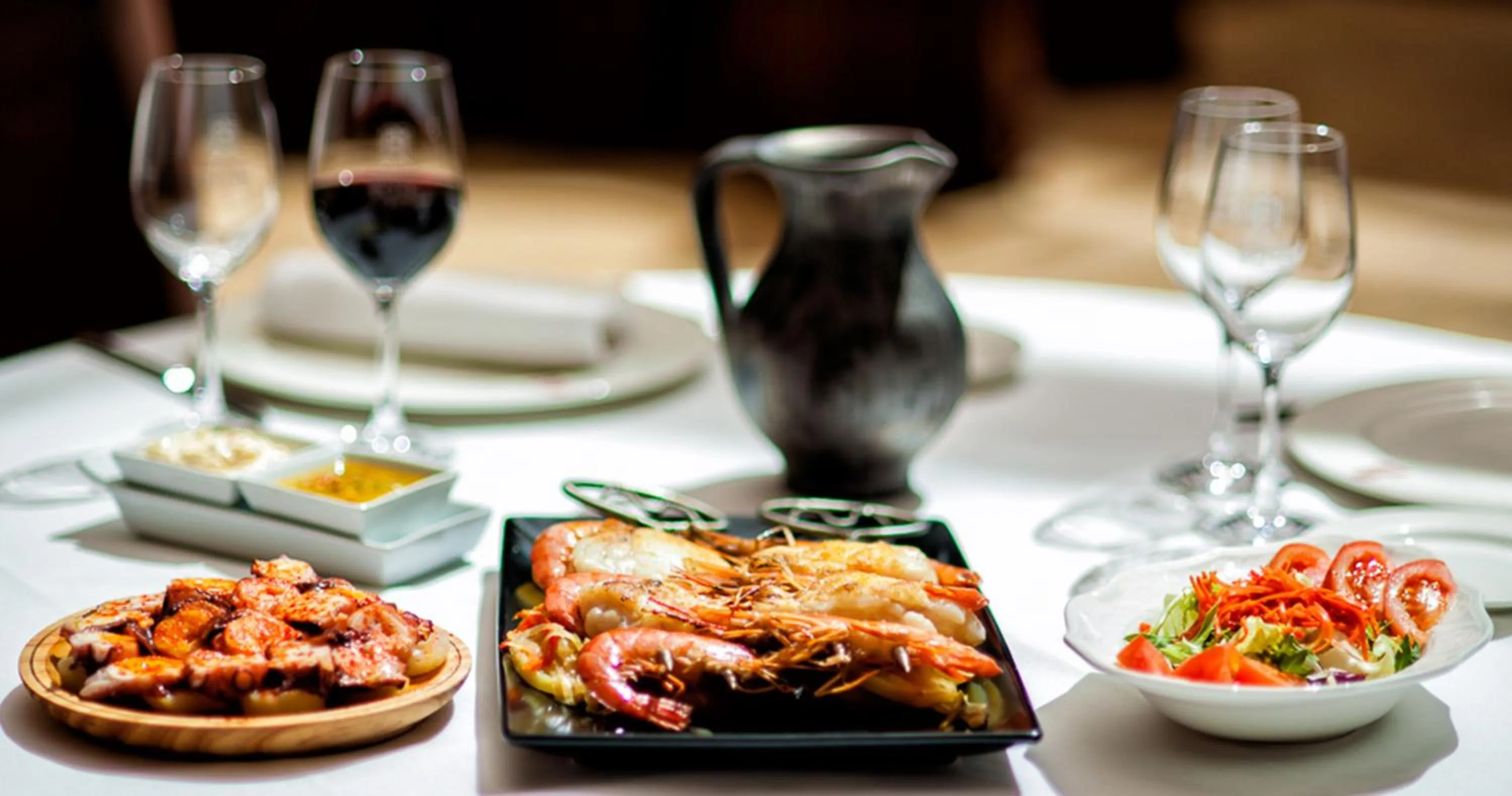 Food and drinks in Hotel Palacio de Merás