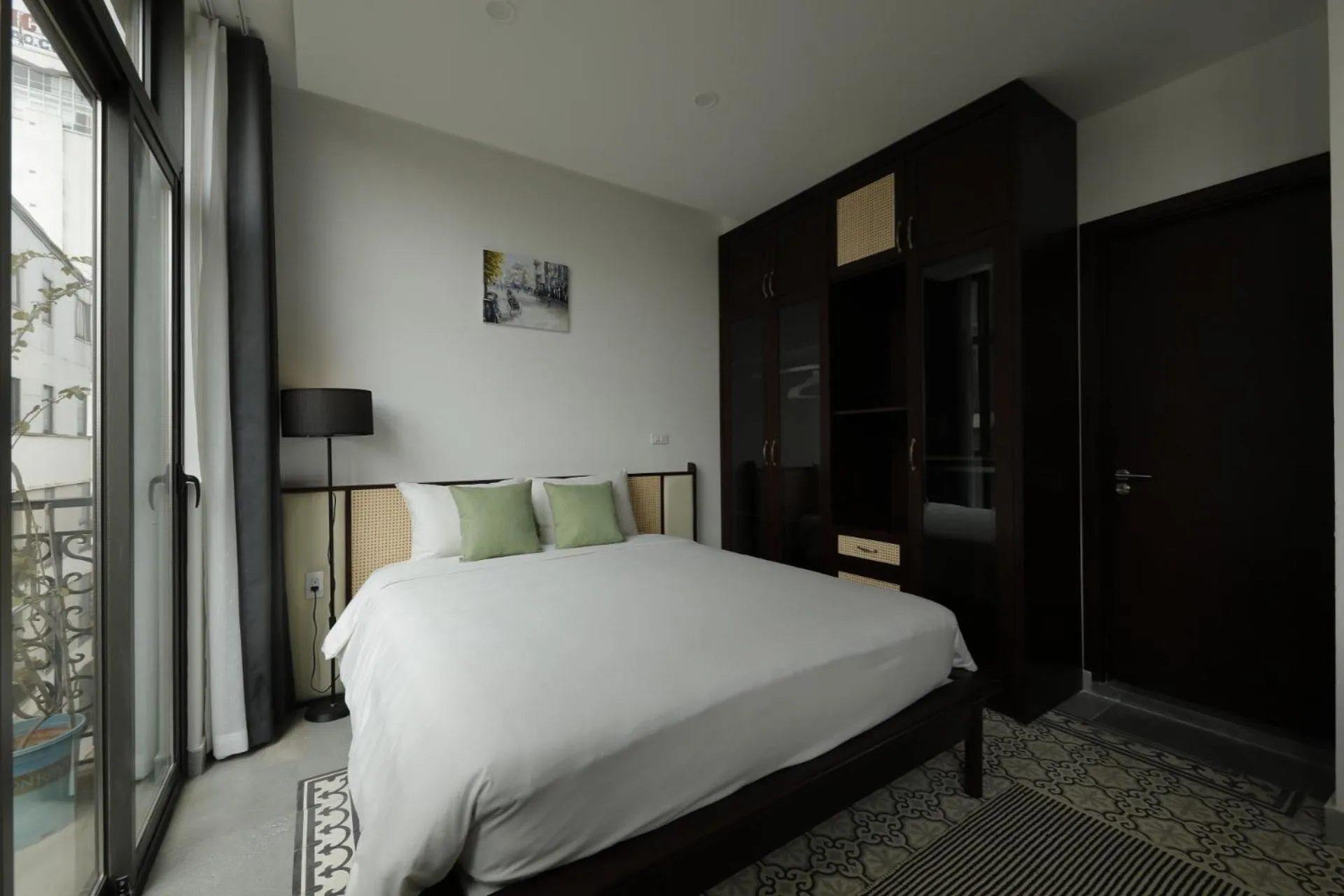 Bed in Mersey Central Hanoi Apart'Hotel