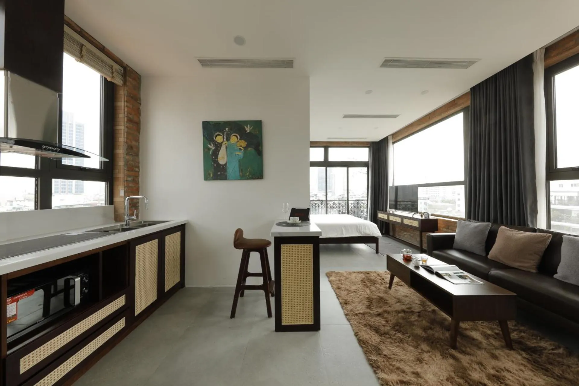 TV and multimedia in Mersey Central Hanoi Apart'Hotel