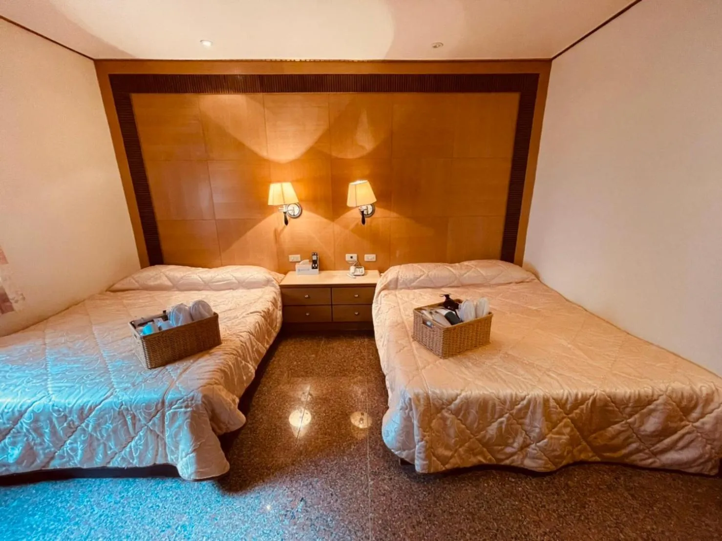 Bed in Shexia Liyu Hot Spring