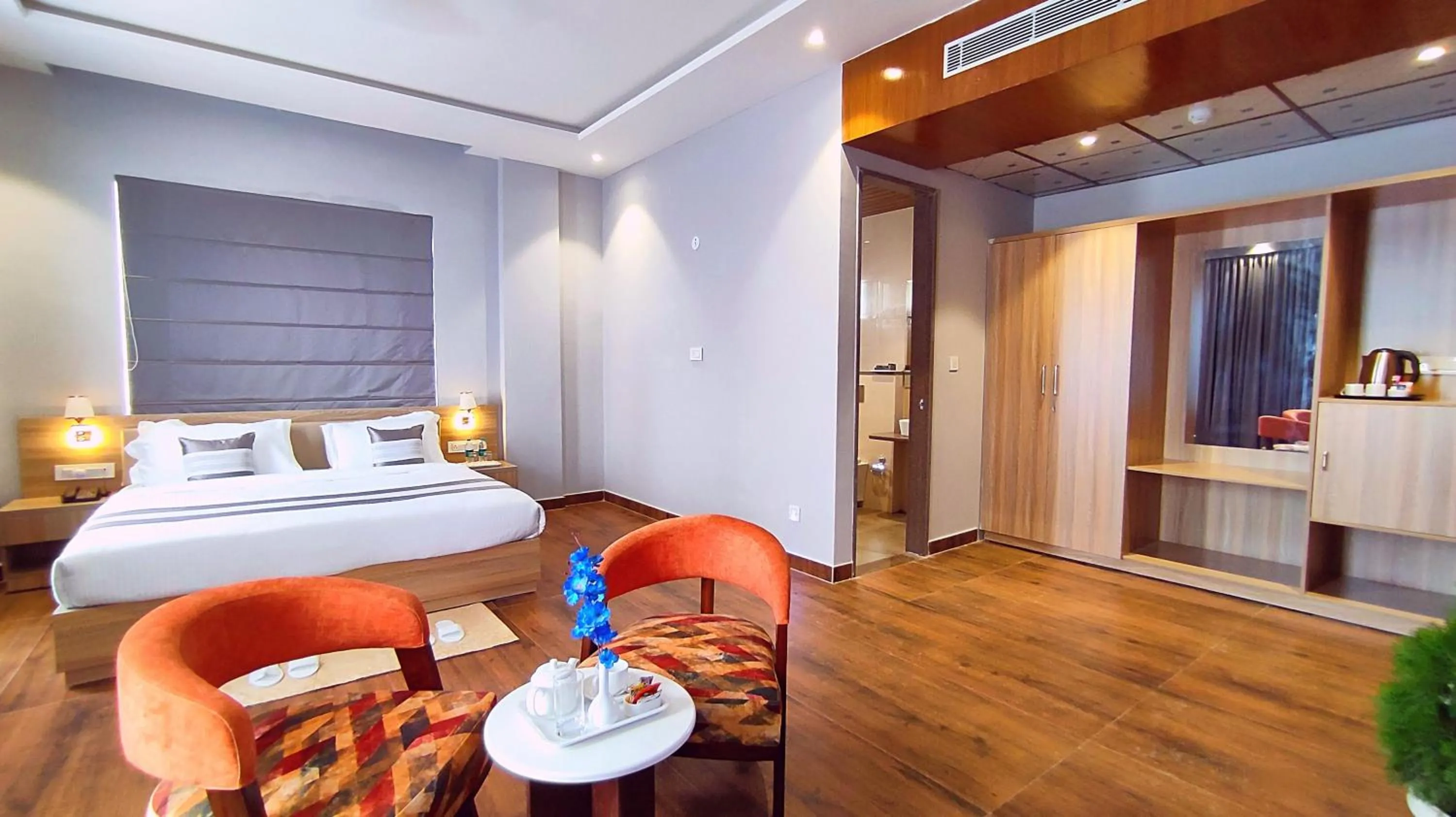 Photo of the whole room, Bed in ShriGo Hotel Nathdwara