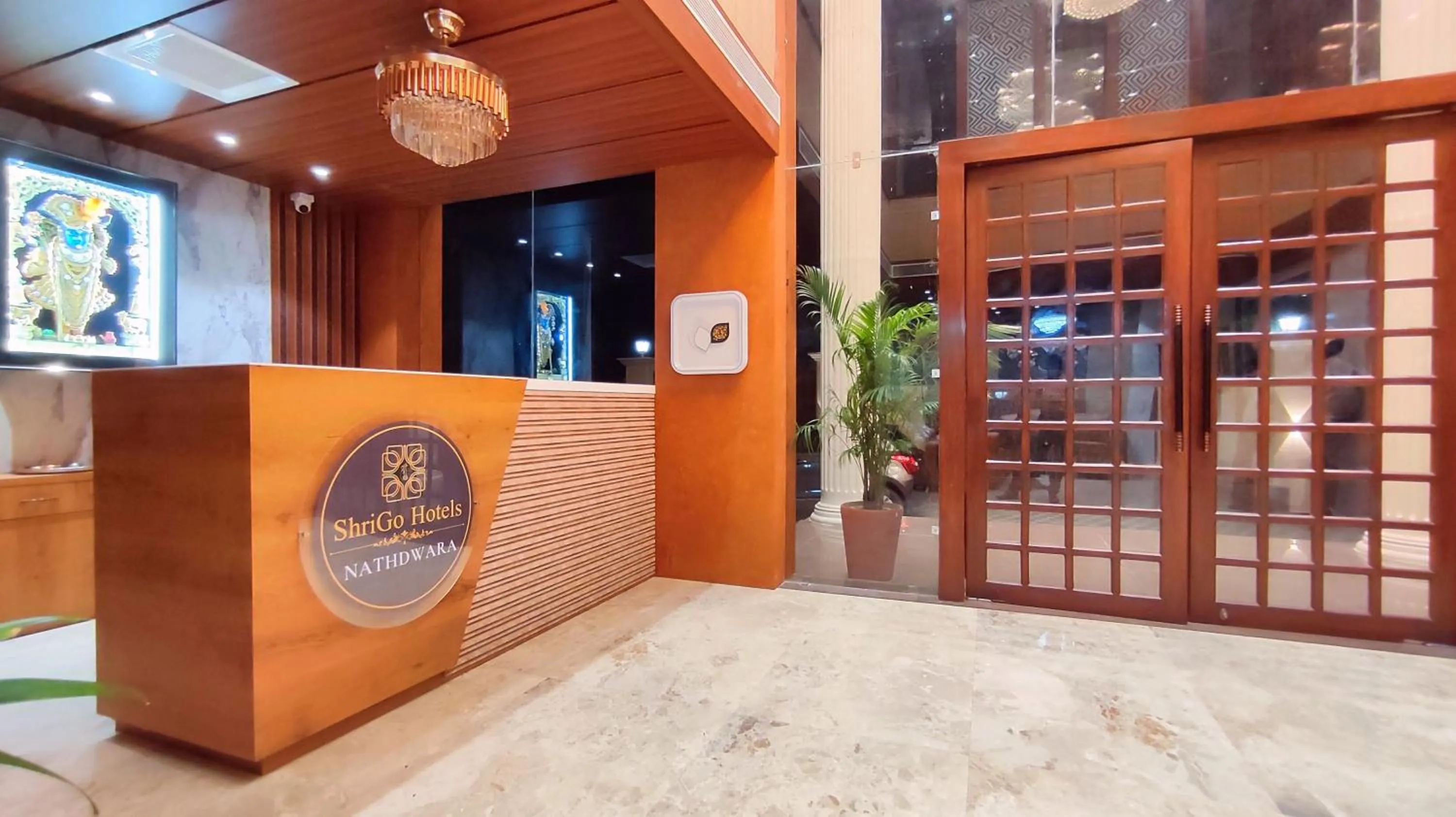 Lobby or reception in ShriGo Hotel Nathdwara
