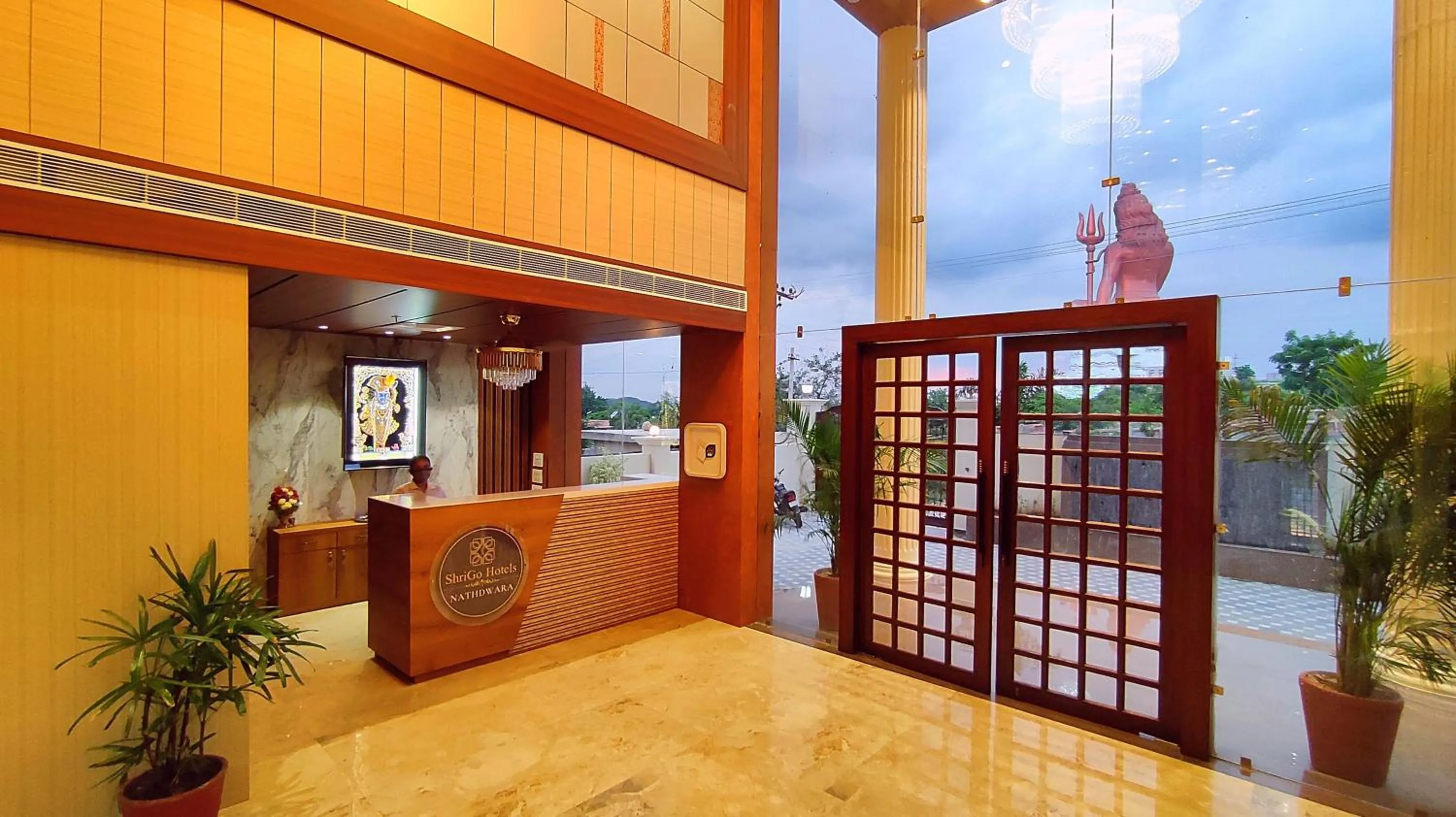 Facade/entrance in ShriGo Hotel Nathdwara