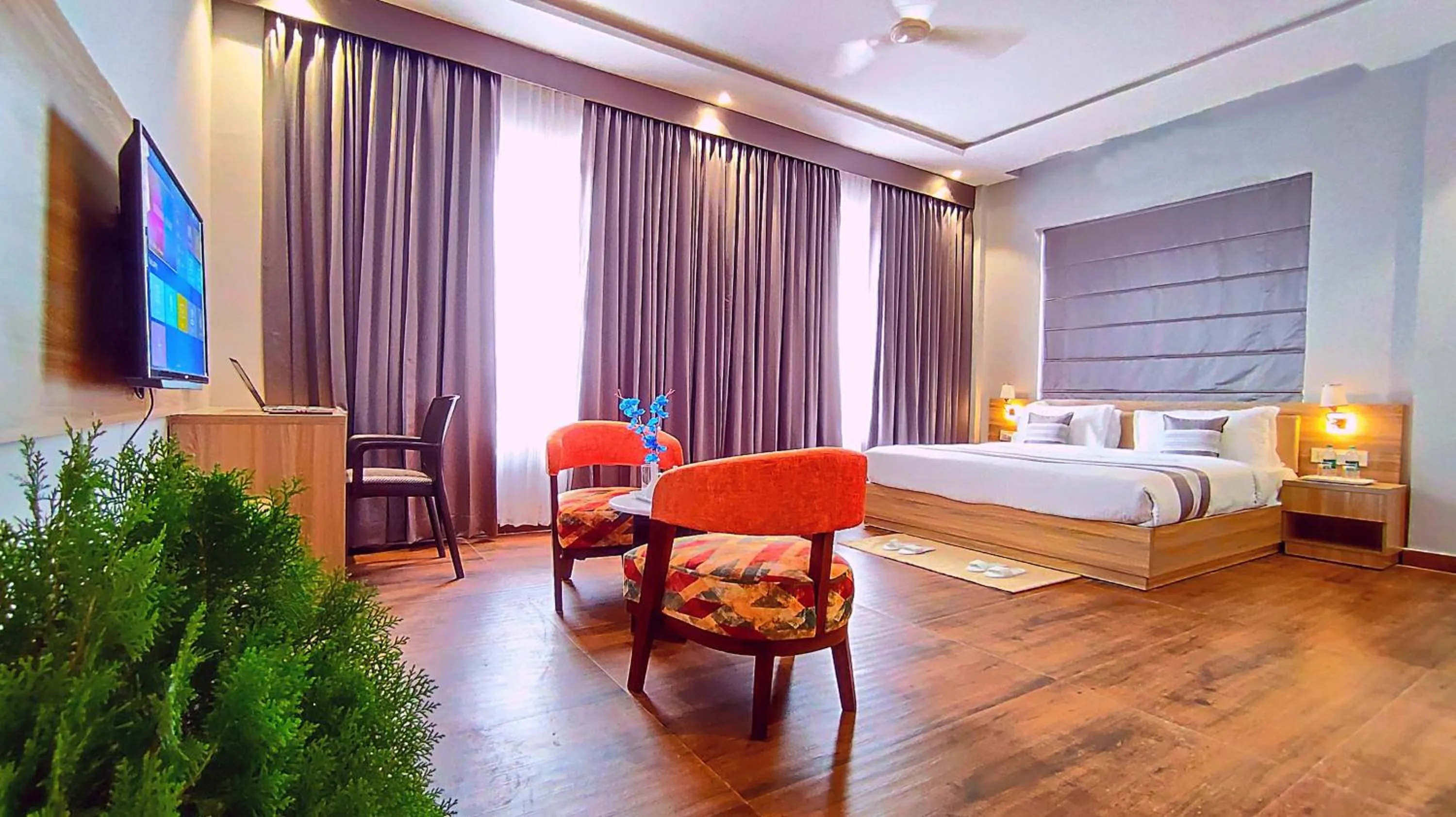 Photo of the whole room, Bed in ShriGo Hotel Nathdwara