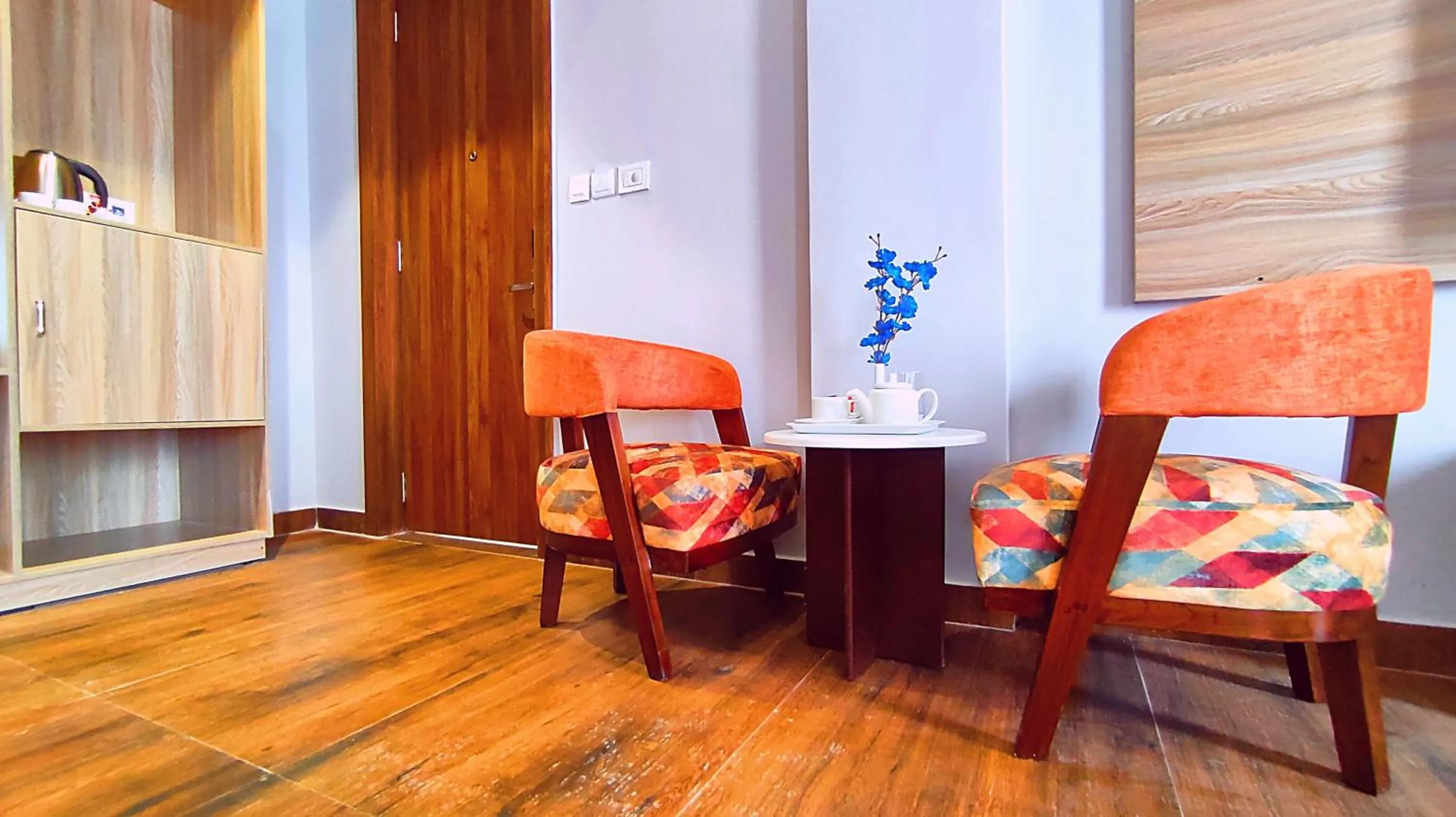 Seating area in ShriGo Hotel Nathdwara