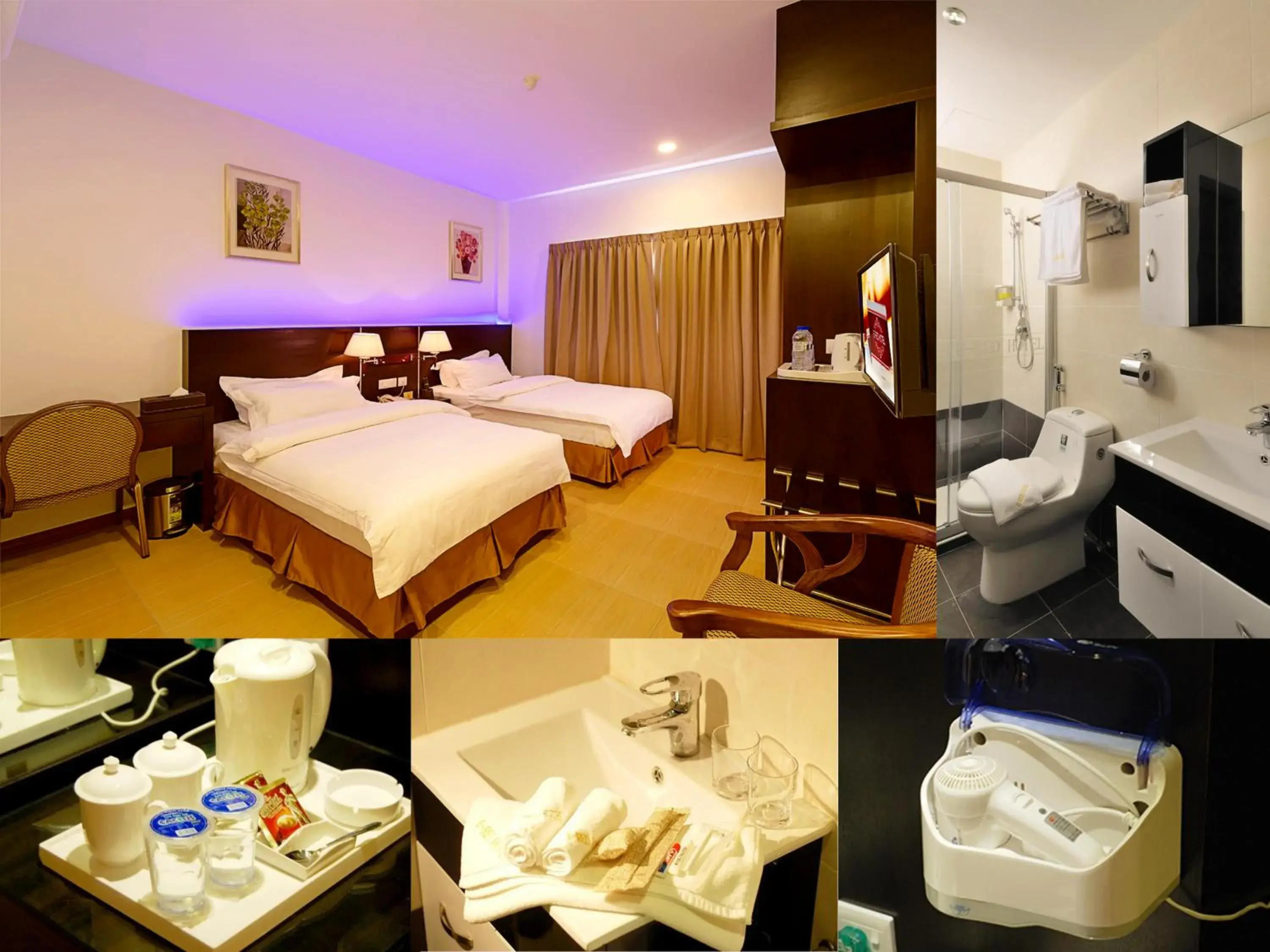 Deluxe Twin Room in ERNES Hotel Alma Bukit Mertajam Deluxe Twin Room in ERNES Hotel Alma Bukit Mertajam