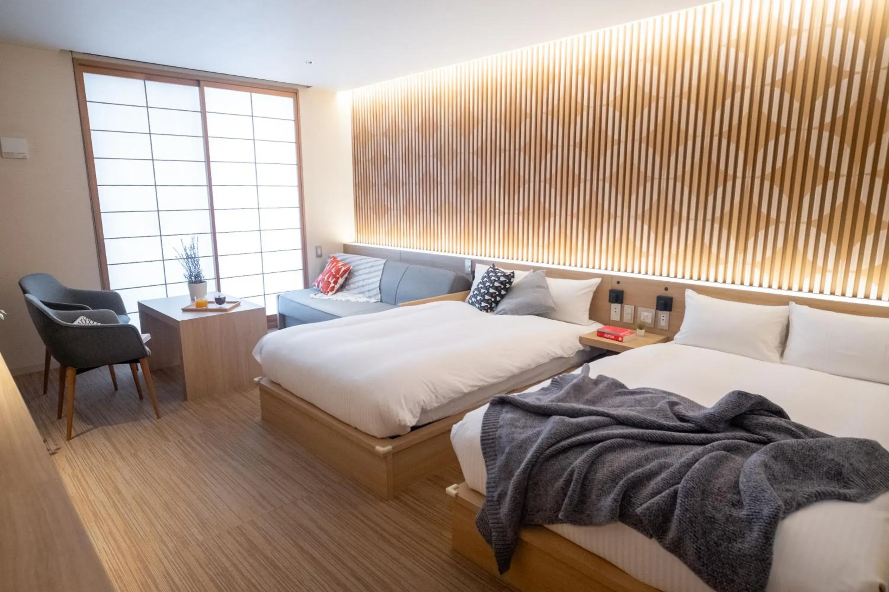 Deluxe Twin Room with Sofa Bed - Non-Smoking in ORI Kyoto Deluxe Twin Room with Sofa Bed - Non-Smoking in ORI Kyoto