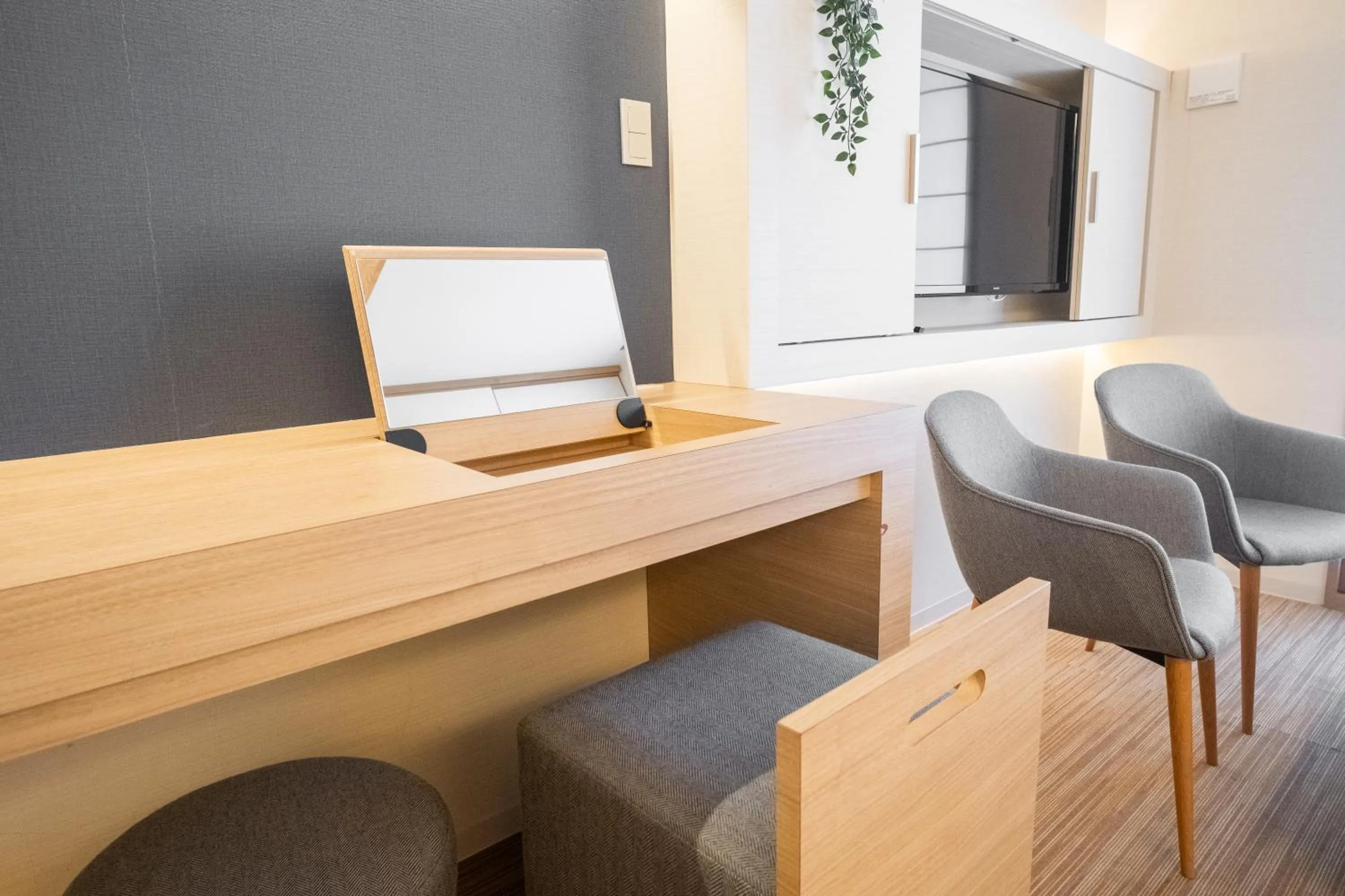 Seating area in ORI Kyoto