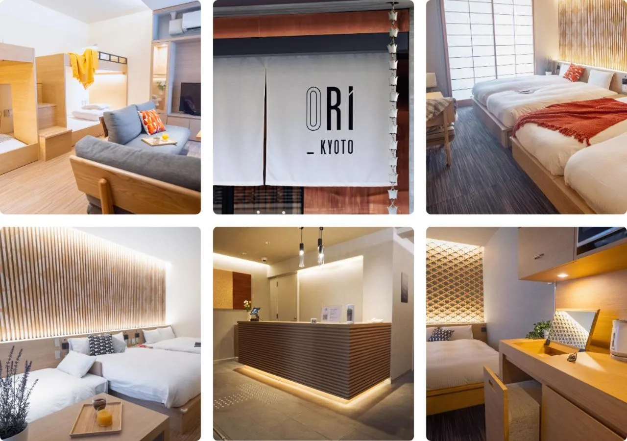 Property building, Bed in ORI Kyoto
