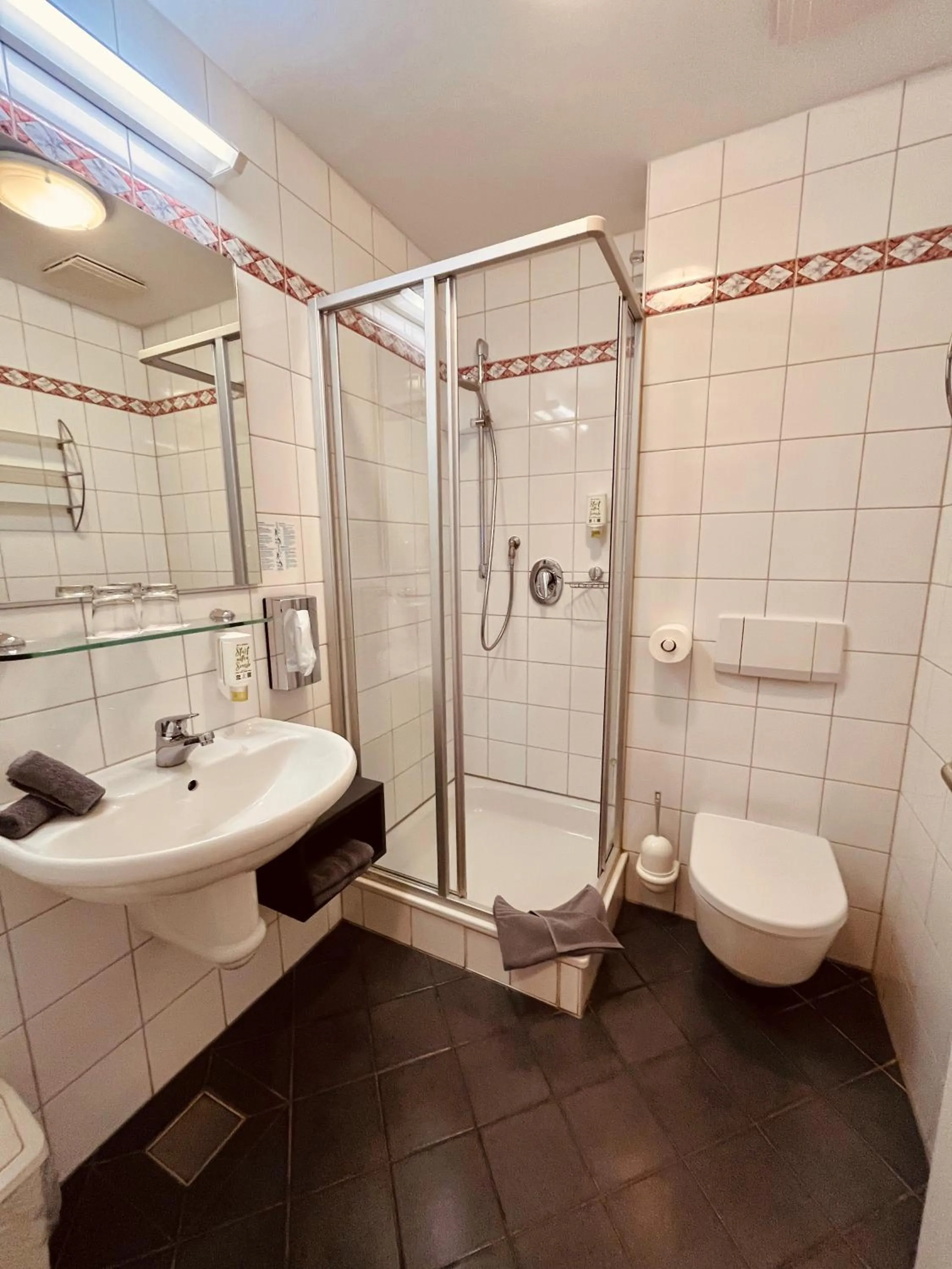 Toilet in Hotel Weisses Lamm