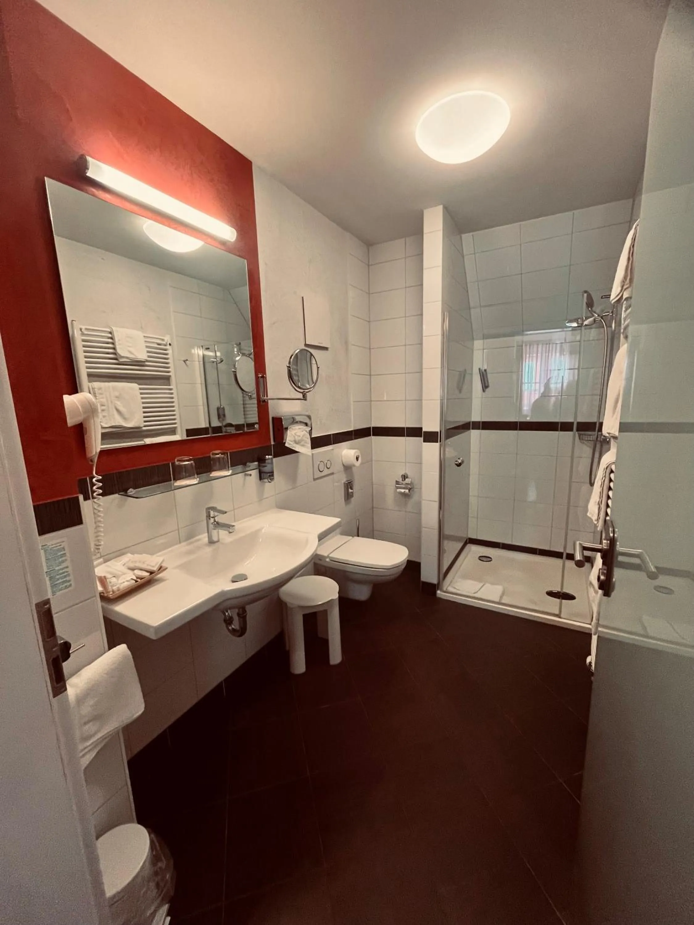 Toilet in Hotel Weisses Lamm