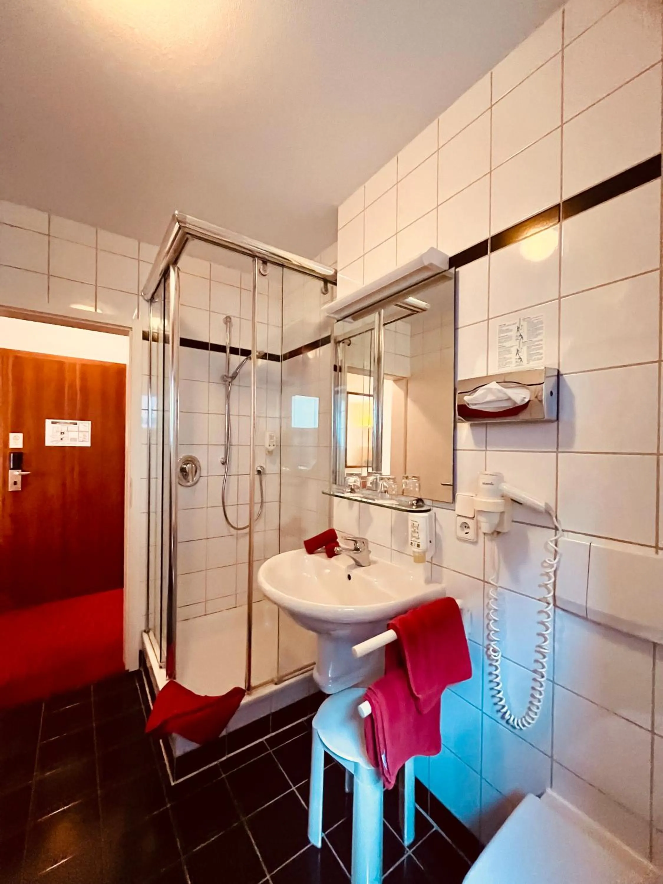 Shower in Hotel Weisses Lamm